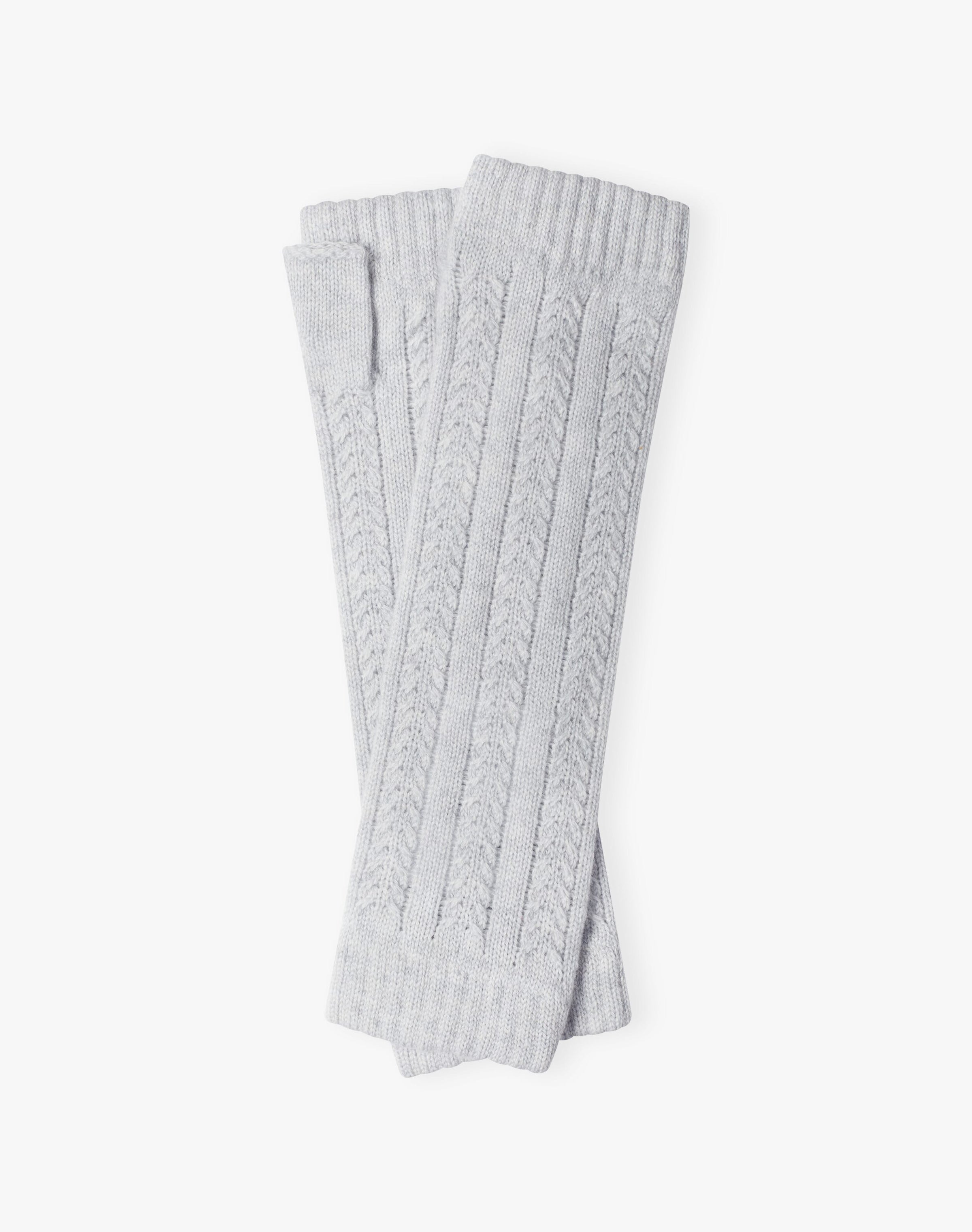 Women's Cashmere Cable Wristwarmers