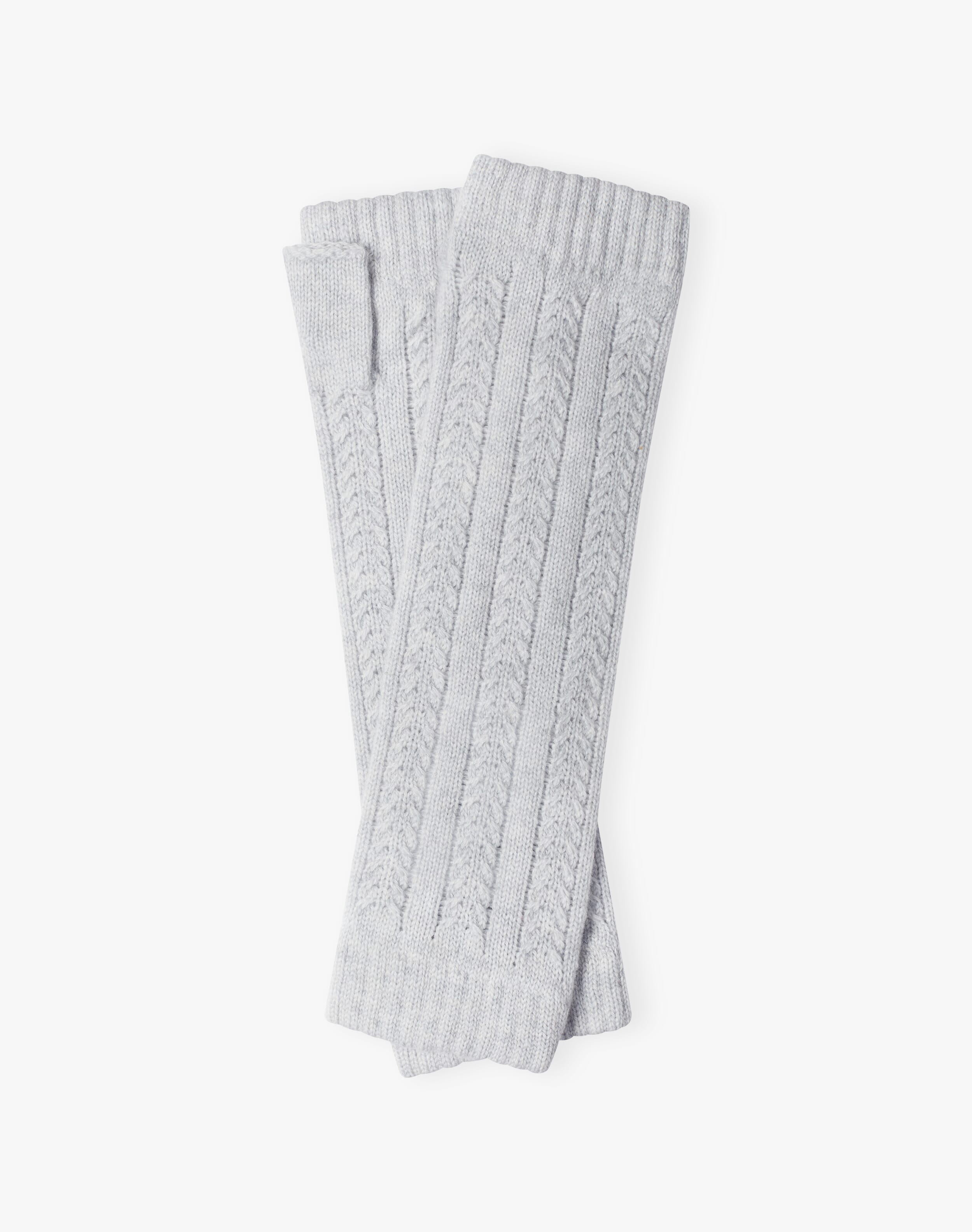Women's Cashmere Cable Wristwarmers
