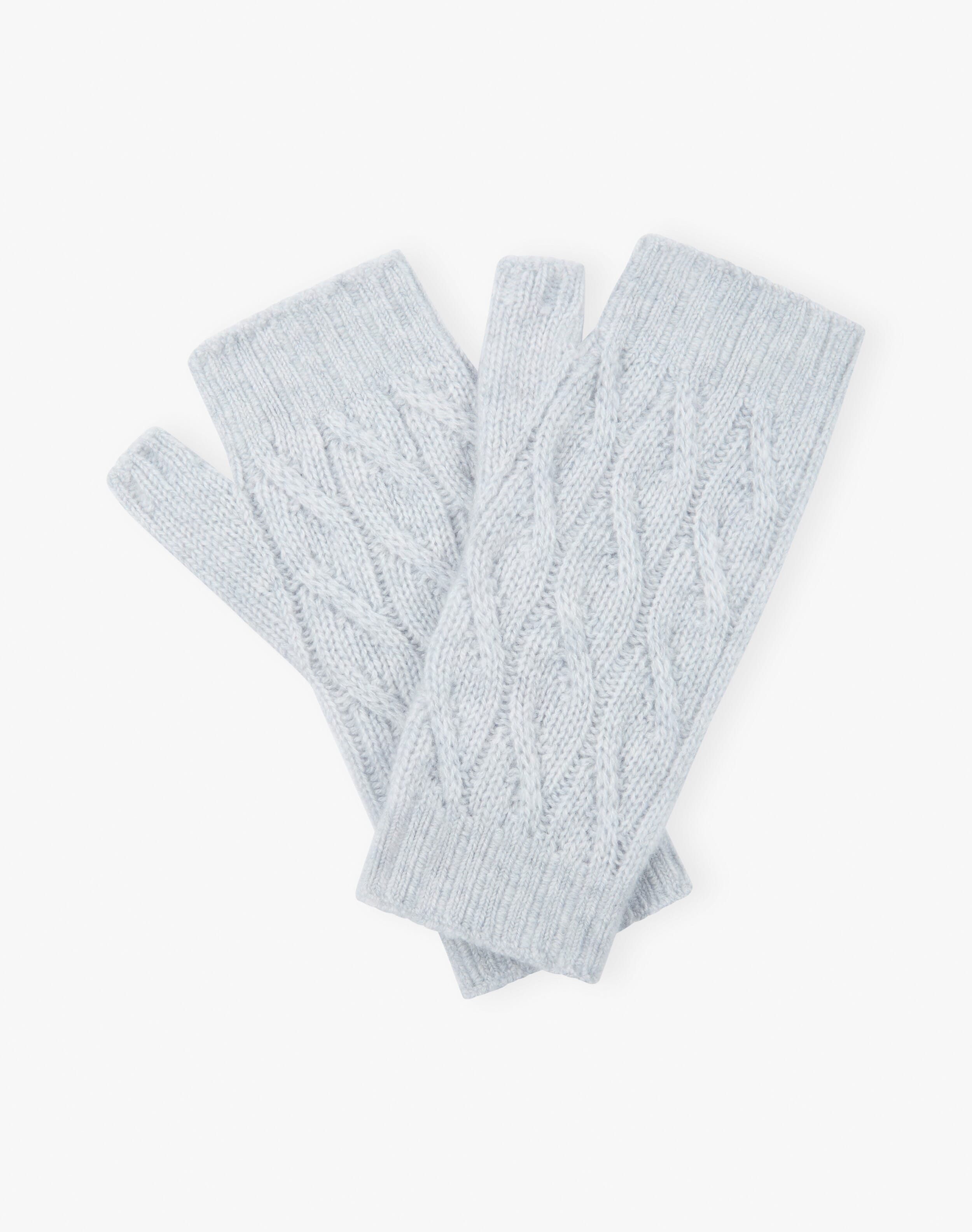 Women's Cashmere Cable Wristwarmers