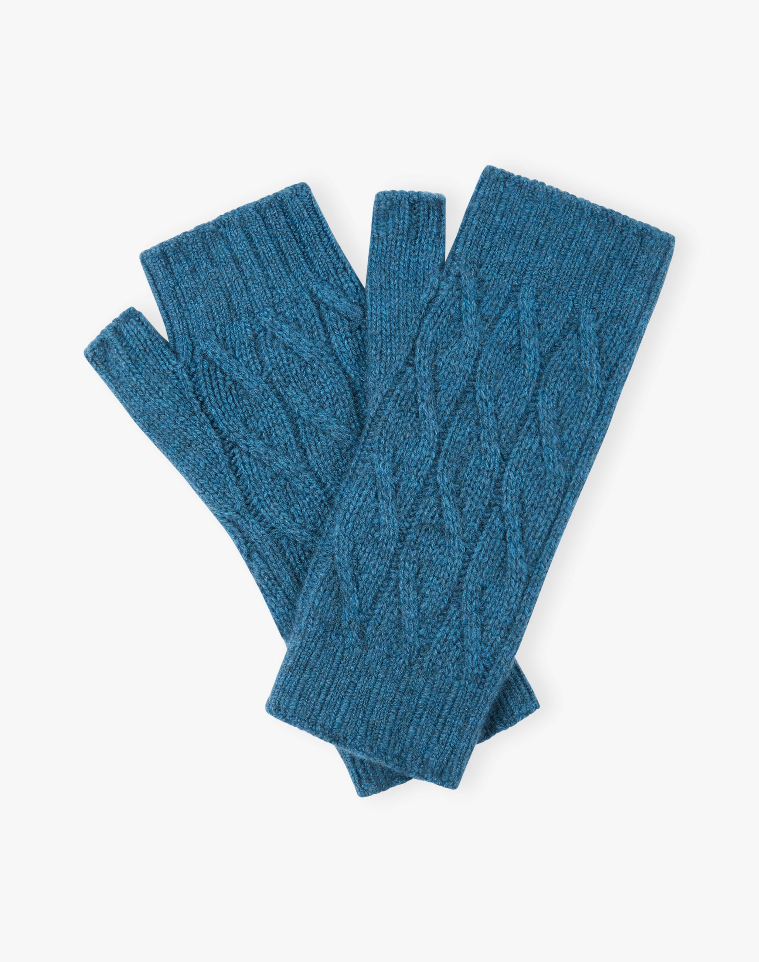 Women's Cashmere Cable Wristwarmers