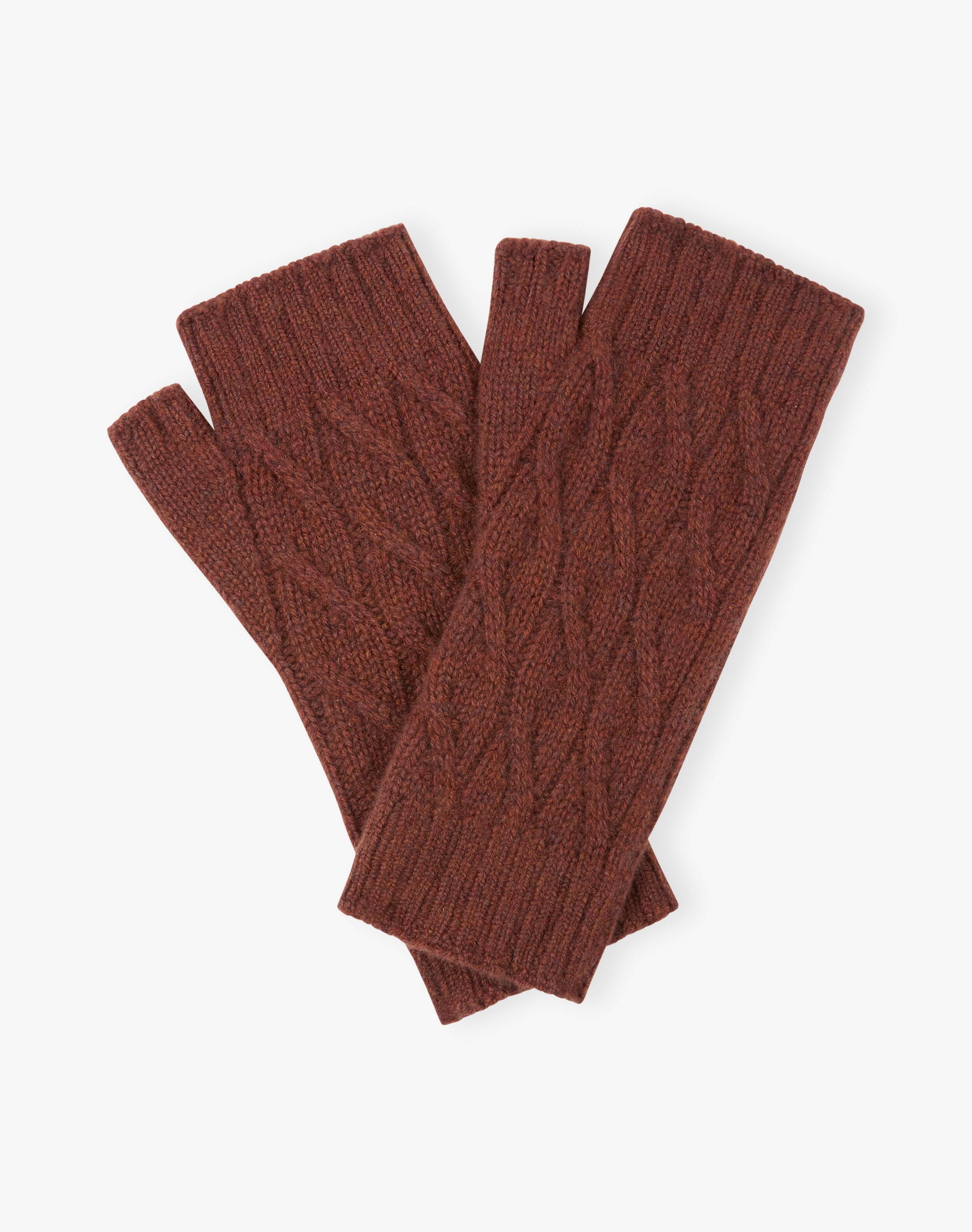 Women's Cashmere Cable Wristwarmers