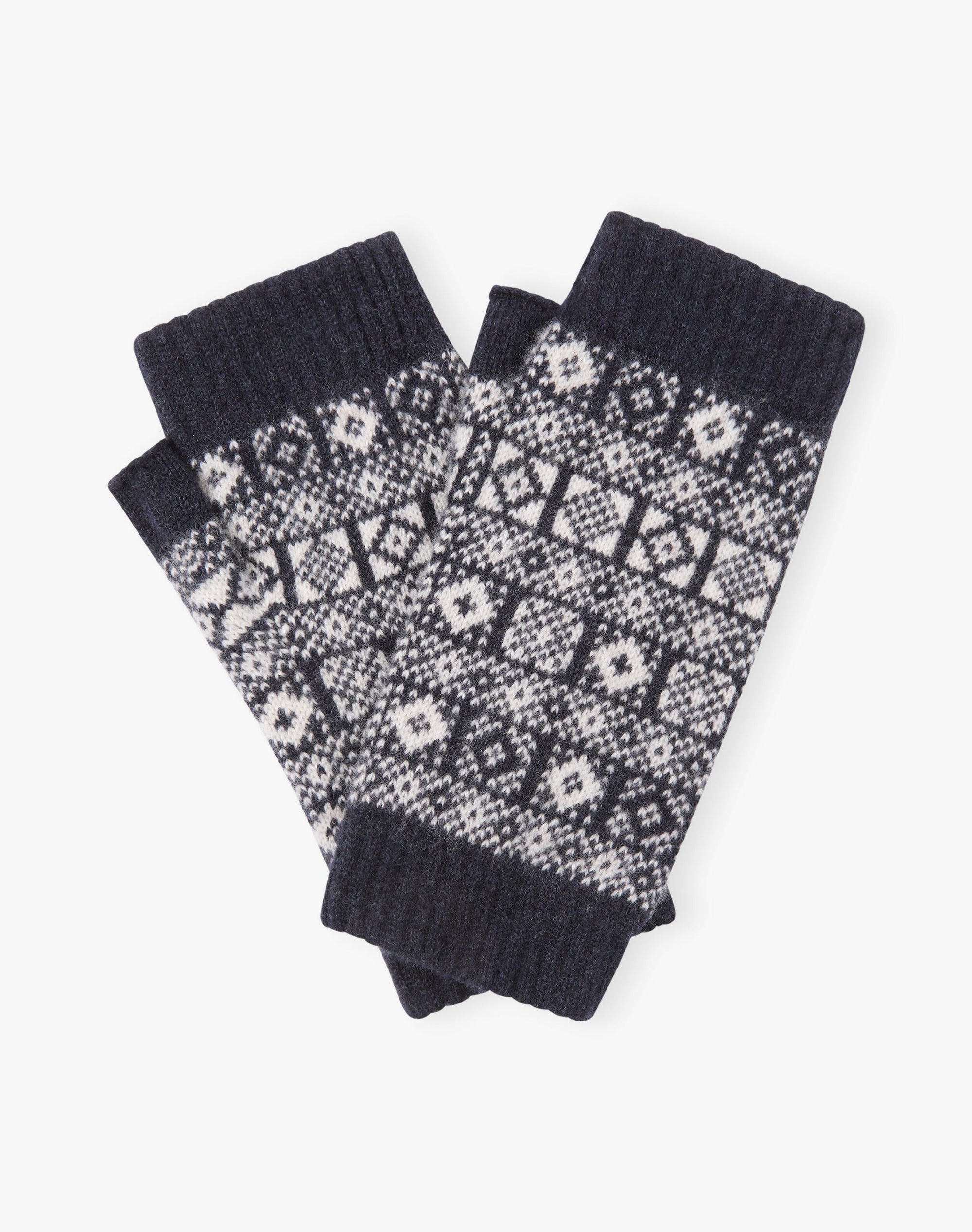 Women's Cashmere Graphic Wristwarmers