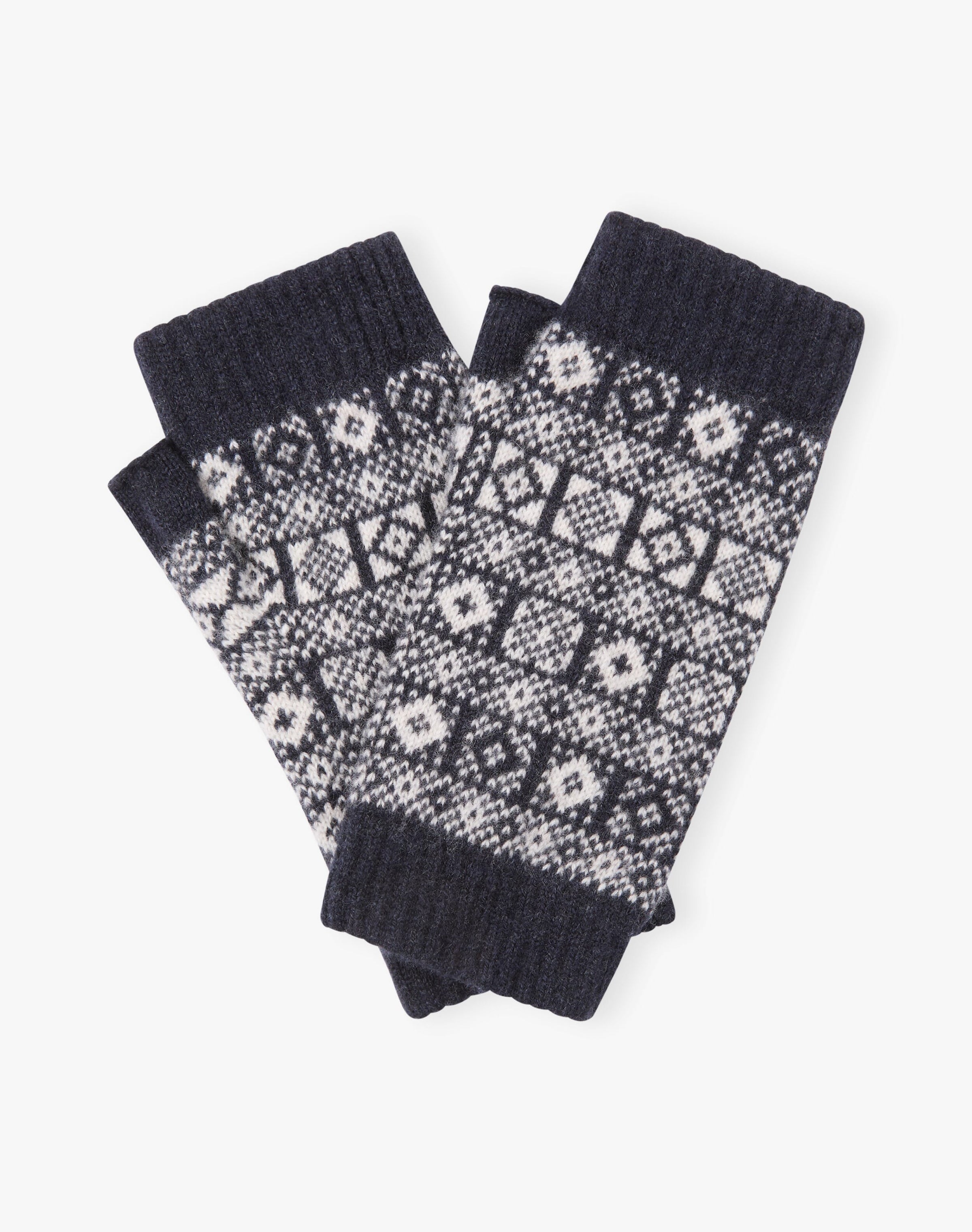 Women's Cashmere Graphic Wristwarmers