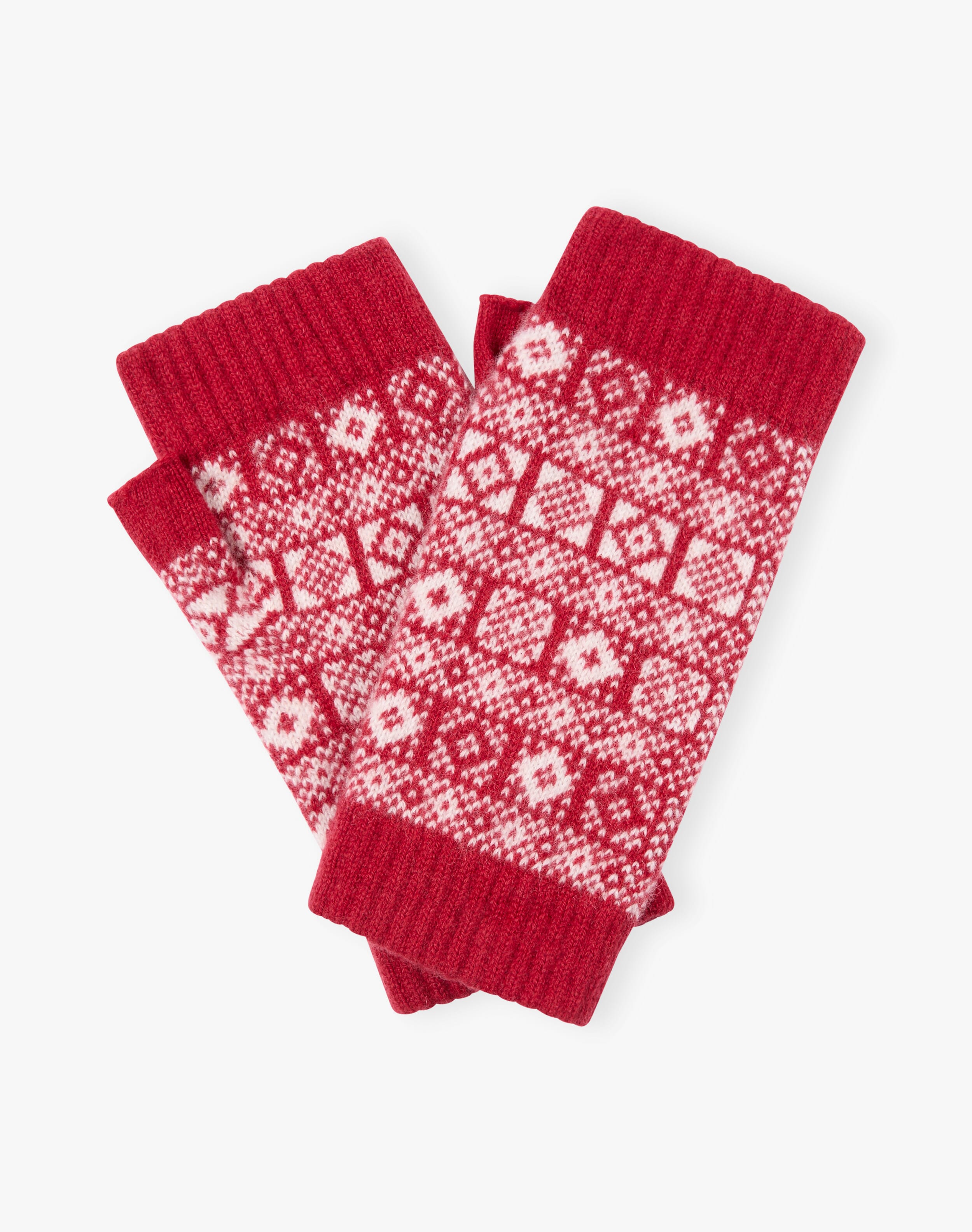 Women's Cashmere Graphic Wristwarmers