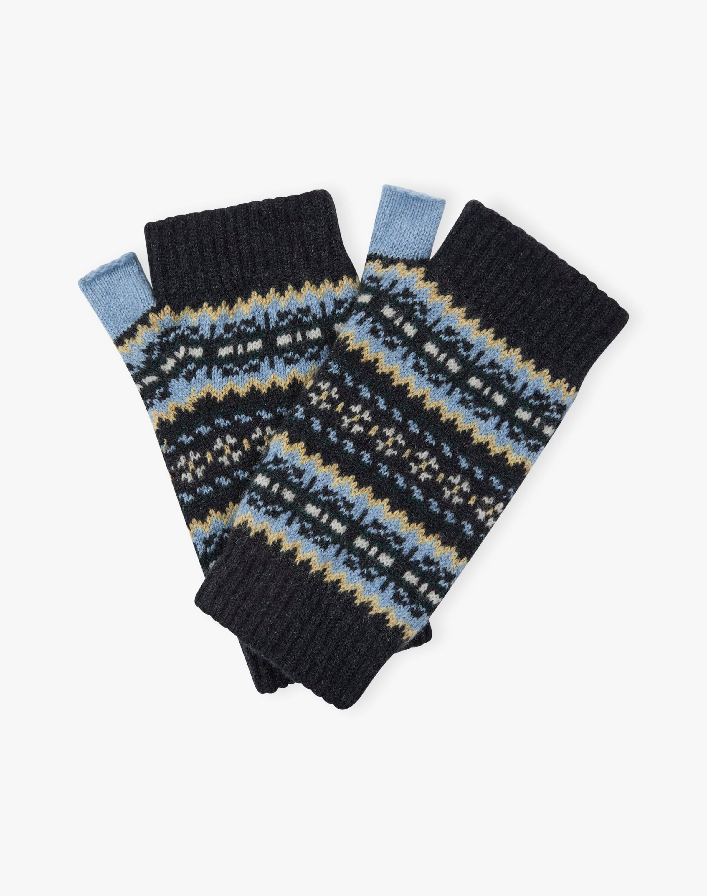 Women's Cashmere Folk Wristwarmers