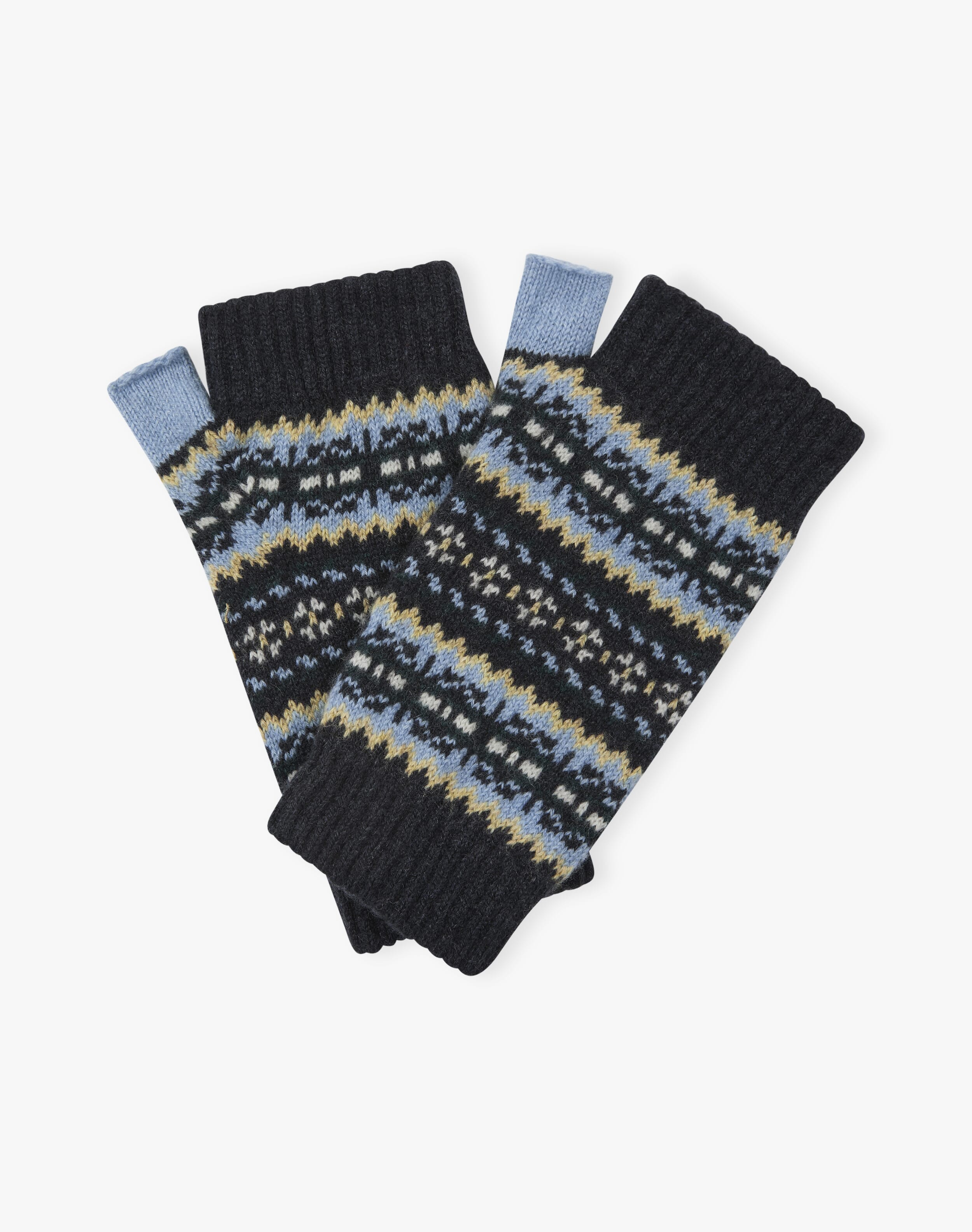 Women's Cashmere Folk Wristwarmers