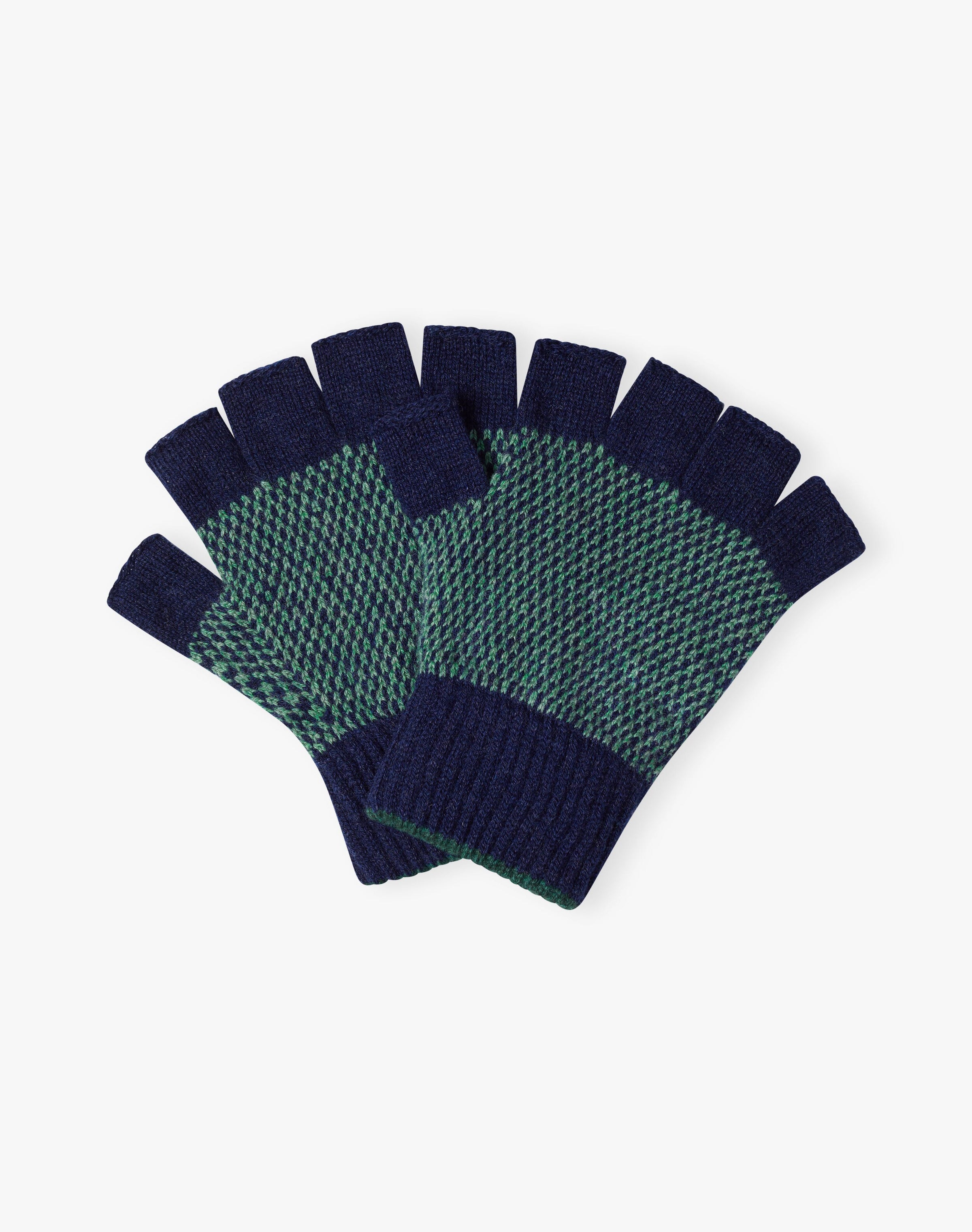 Men's Cashmere Fingerless Gloves