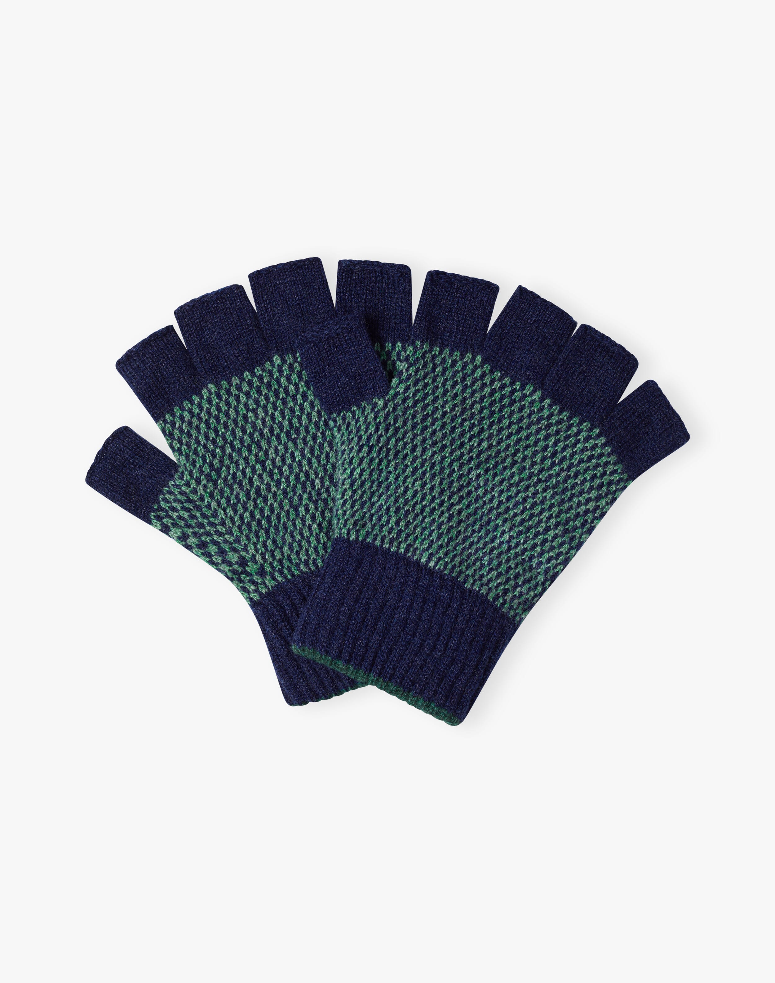 Men's Cashmere Fingerless Gloves