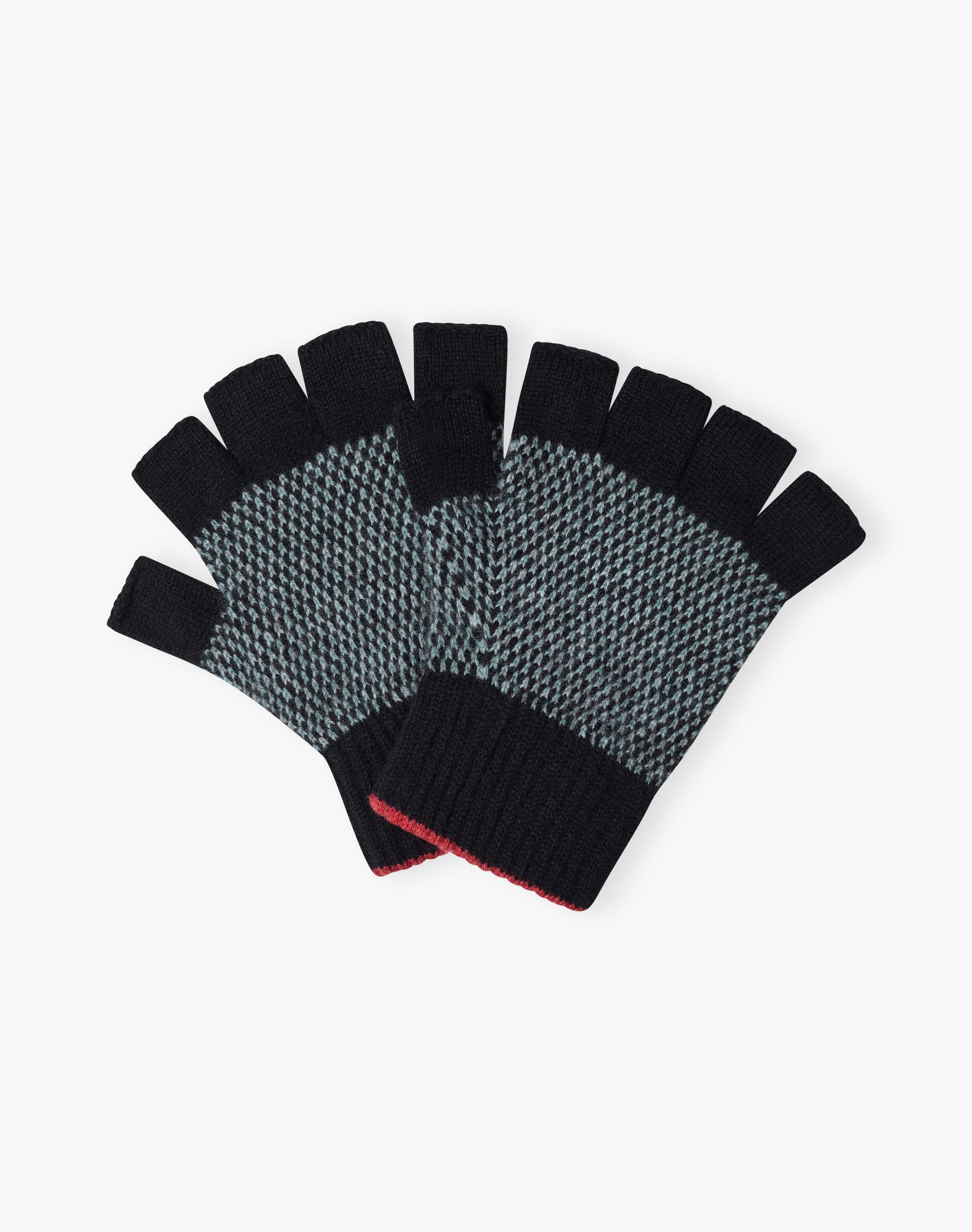 Men's Cashmere Fingerless Gloves