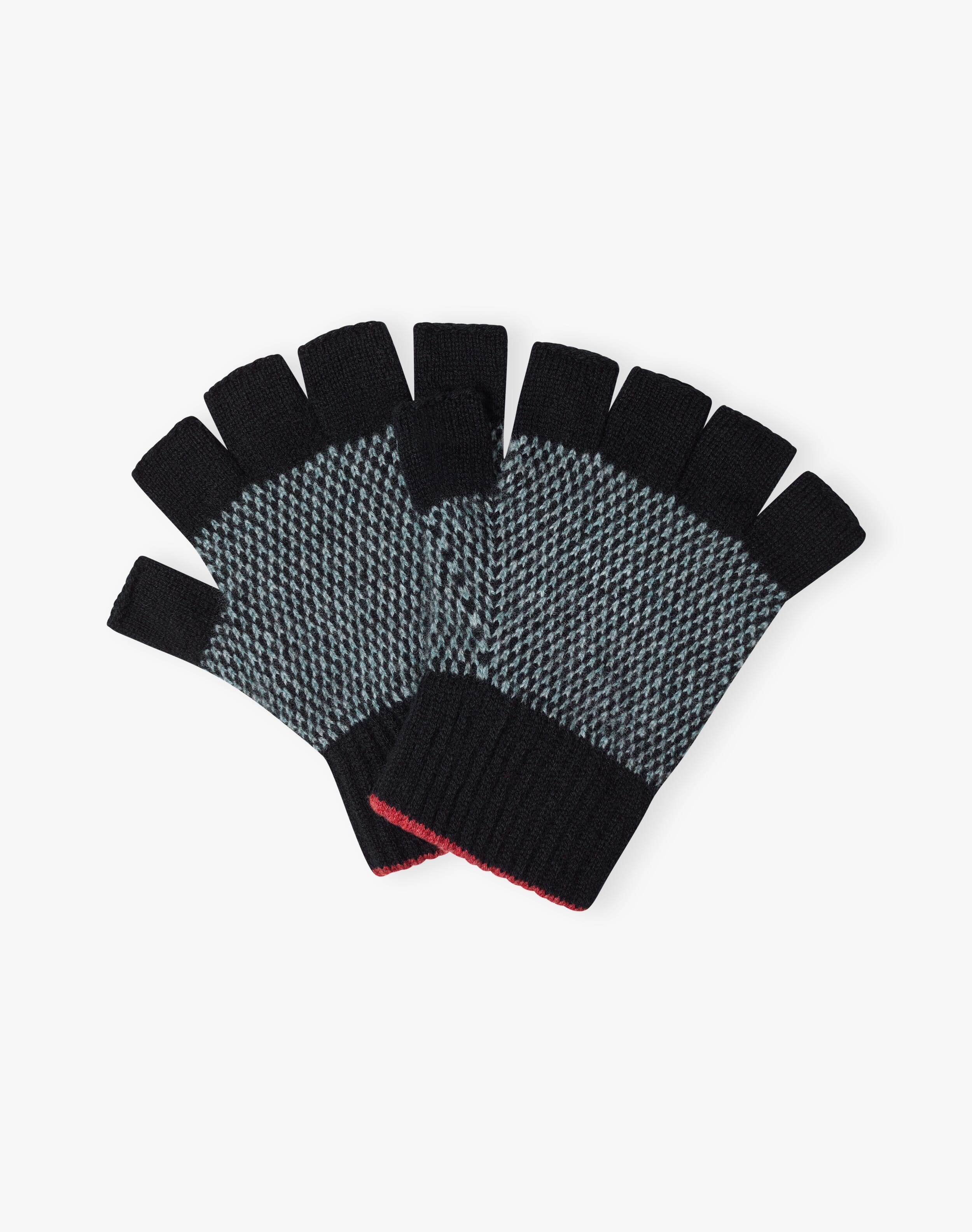 Men's Cashmere Fingerless Gloves