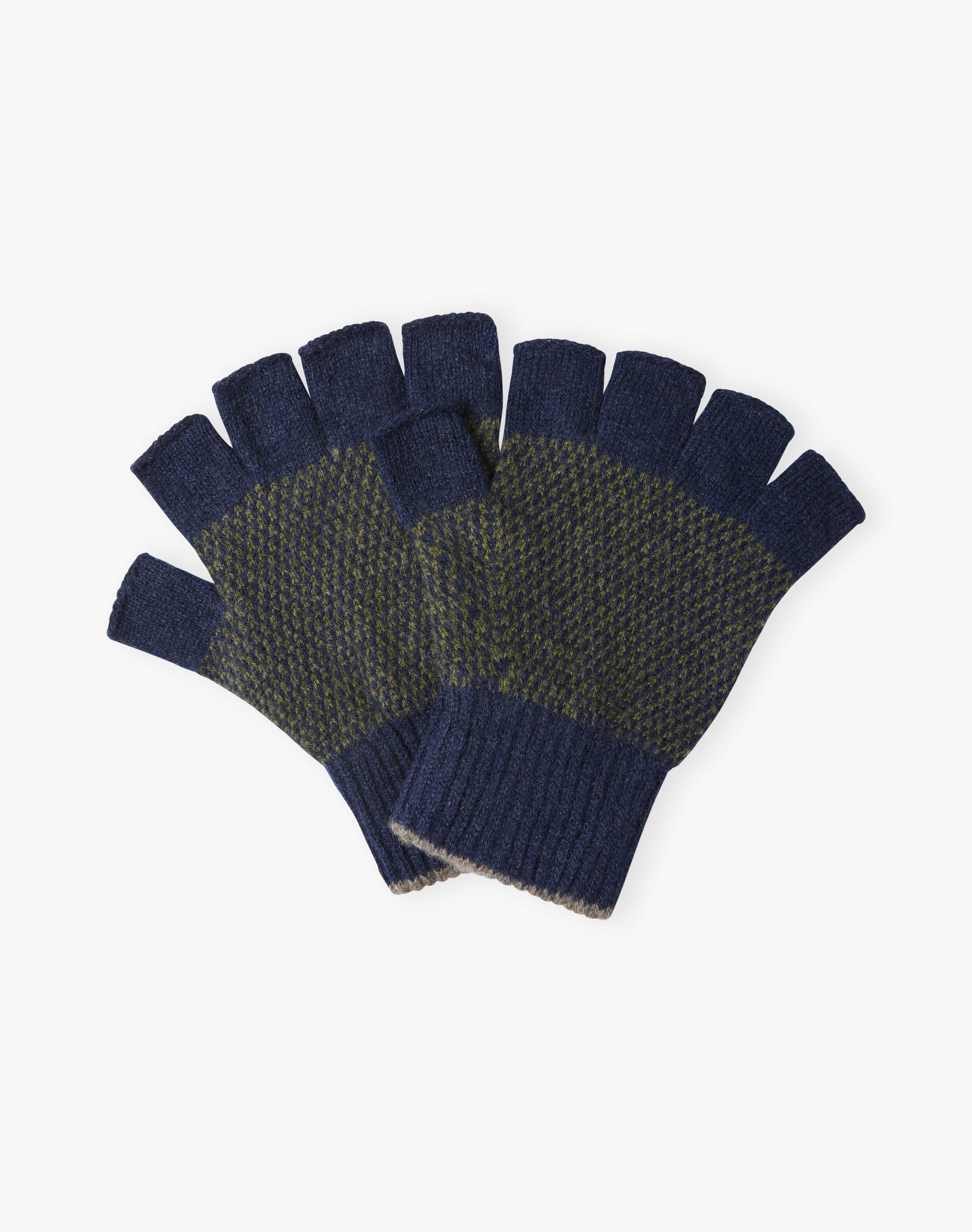 Men's Cashmere Fingerless Gloves