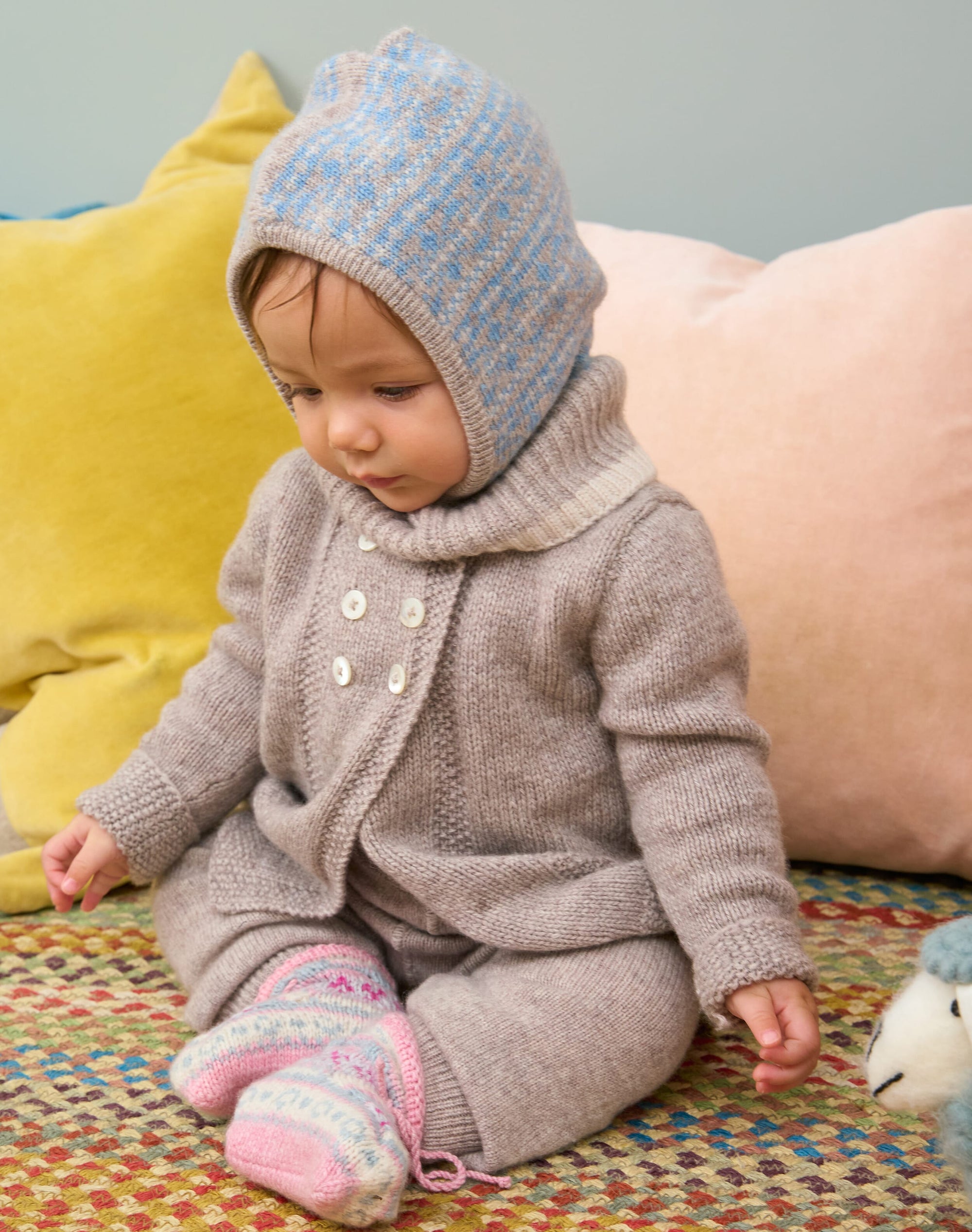 Cashmere Fair Isle Balaclava
