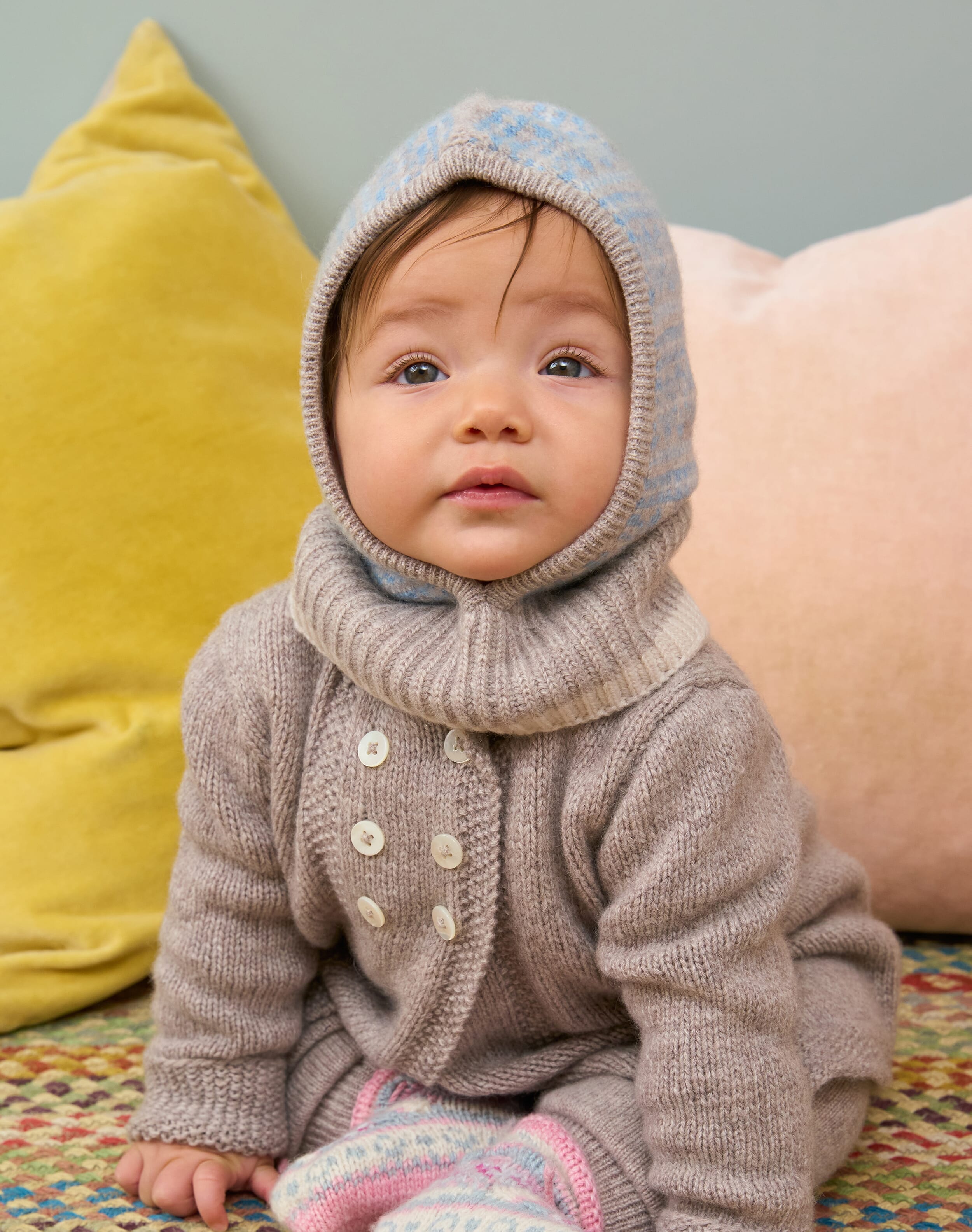 Cashmere Fair Isle Balaclava