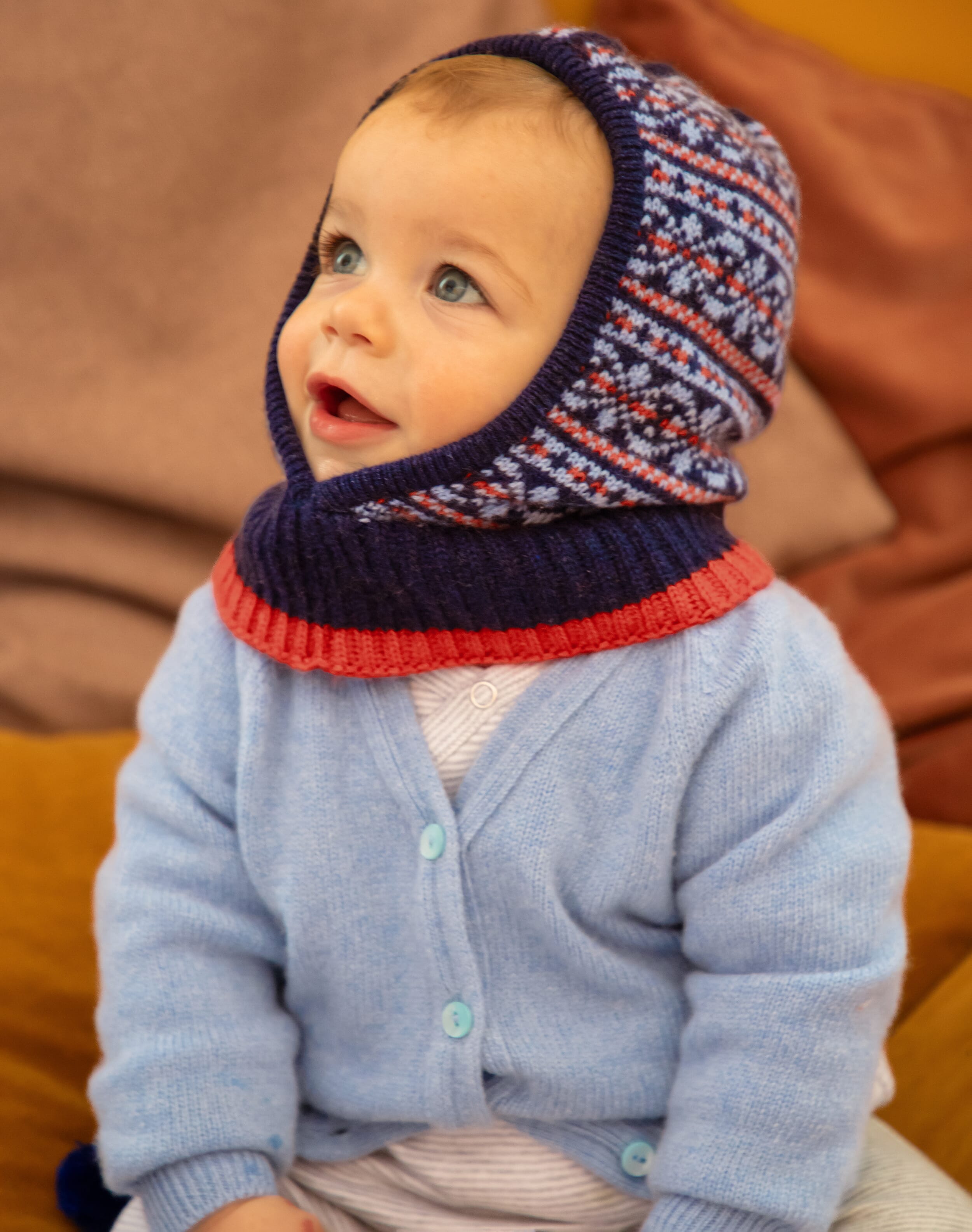 Cashmere Fair Isle Balaclava