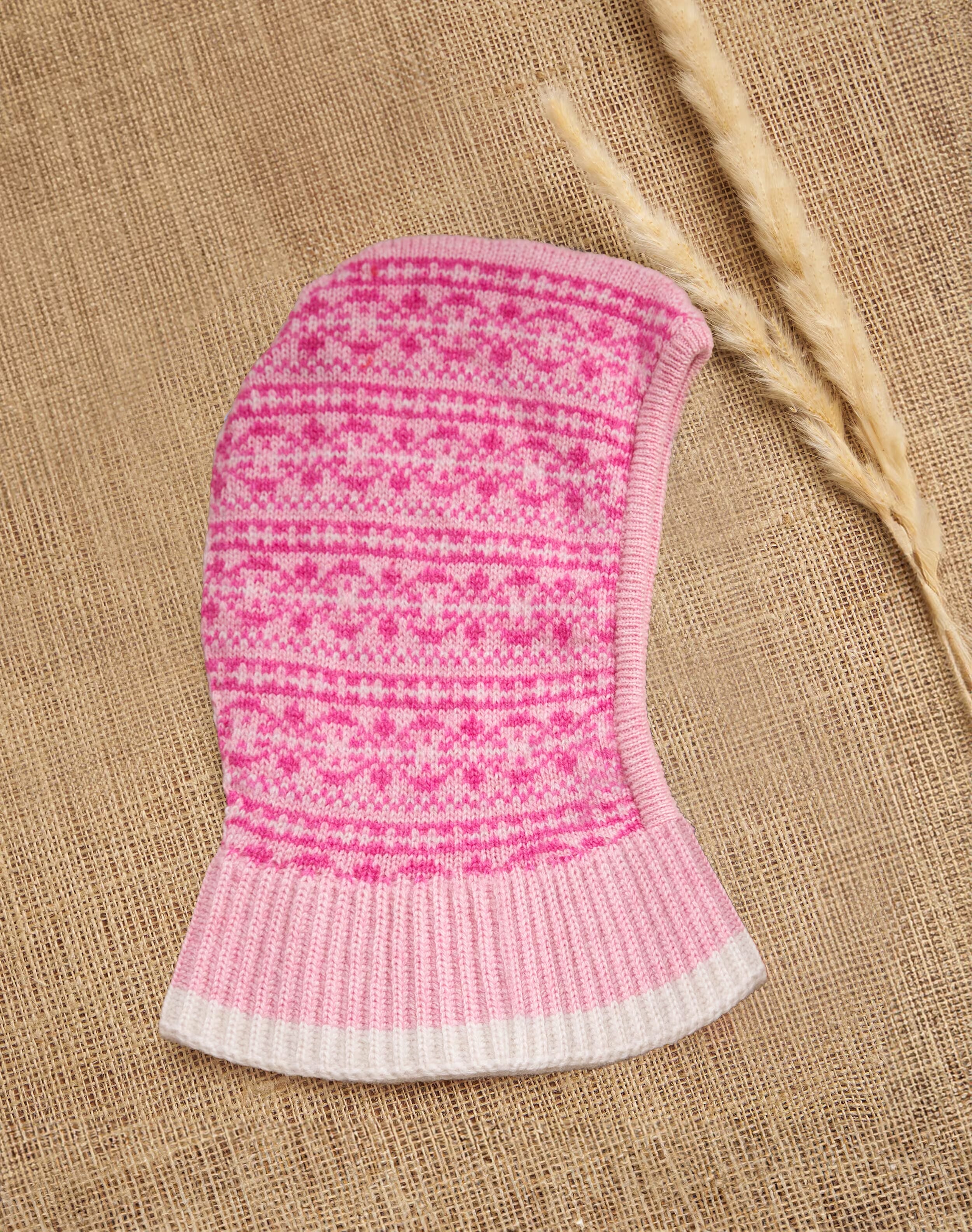 Cashmere Fair Isle Balaclava
