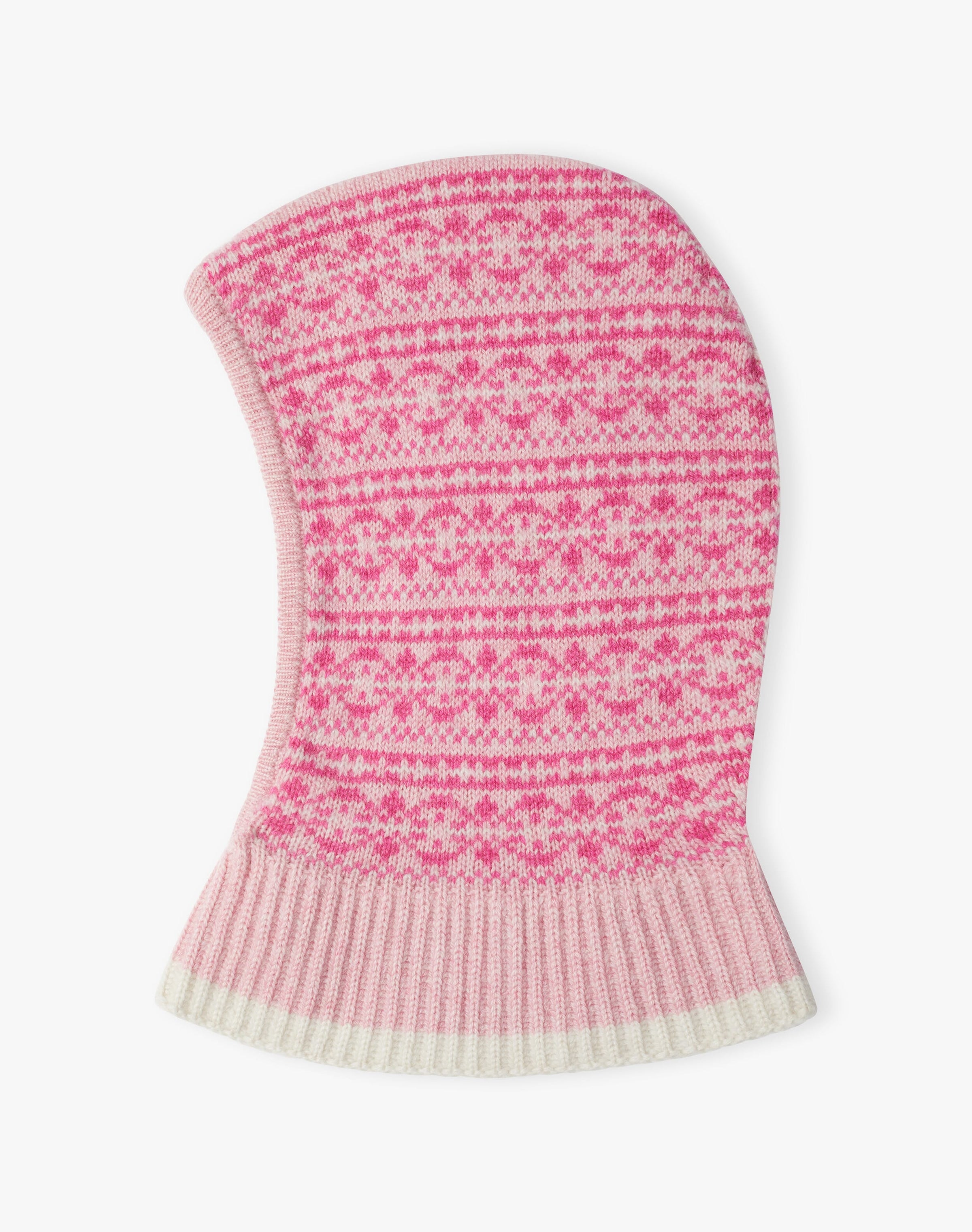 Cashmere Fair Isle Balaclava