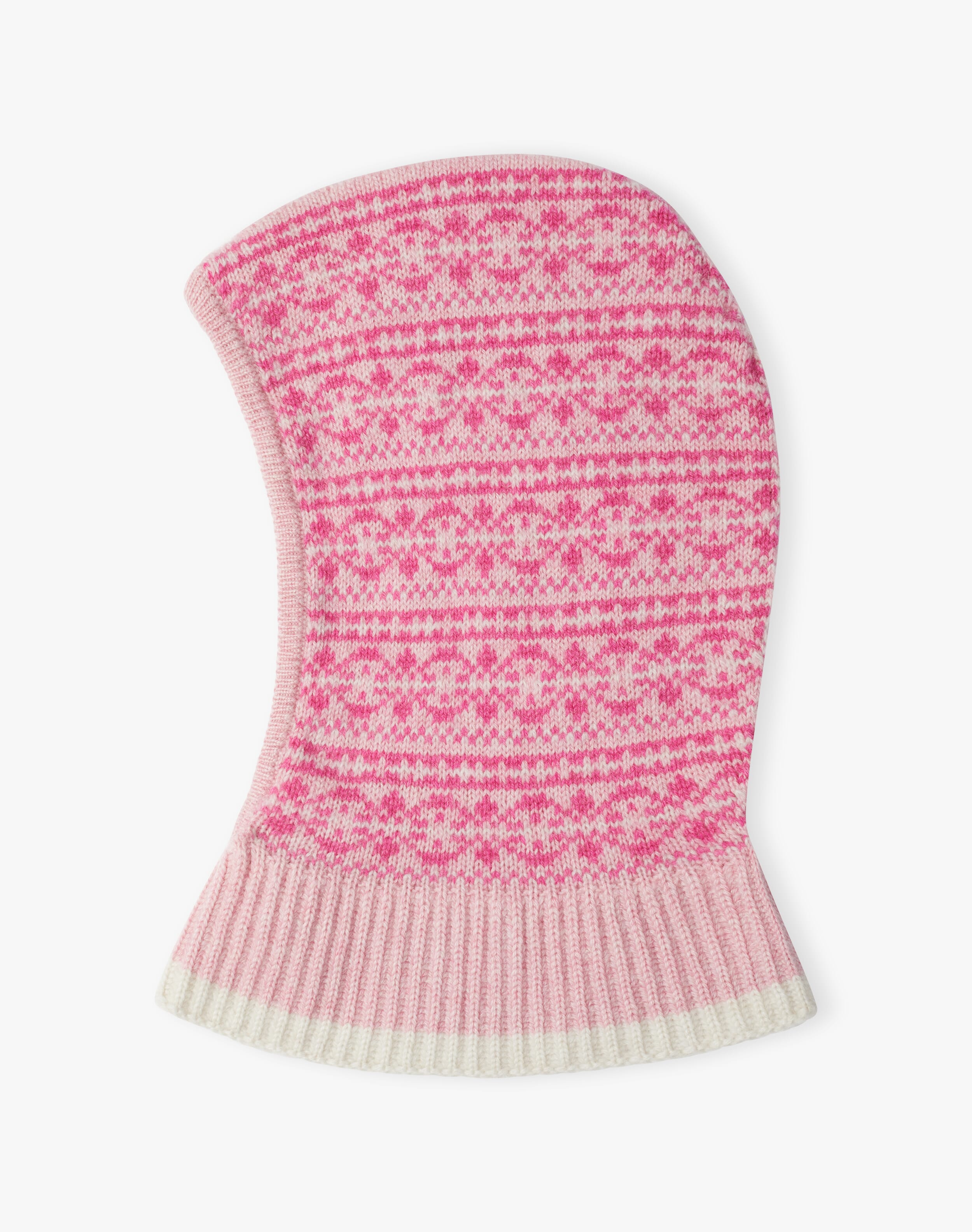 Cashmere Fair Isle Balaclava
