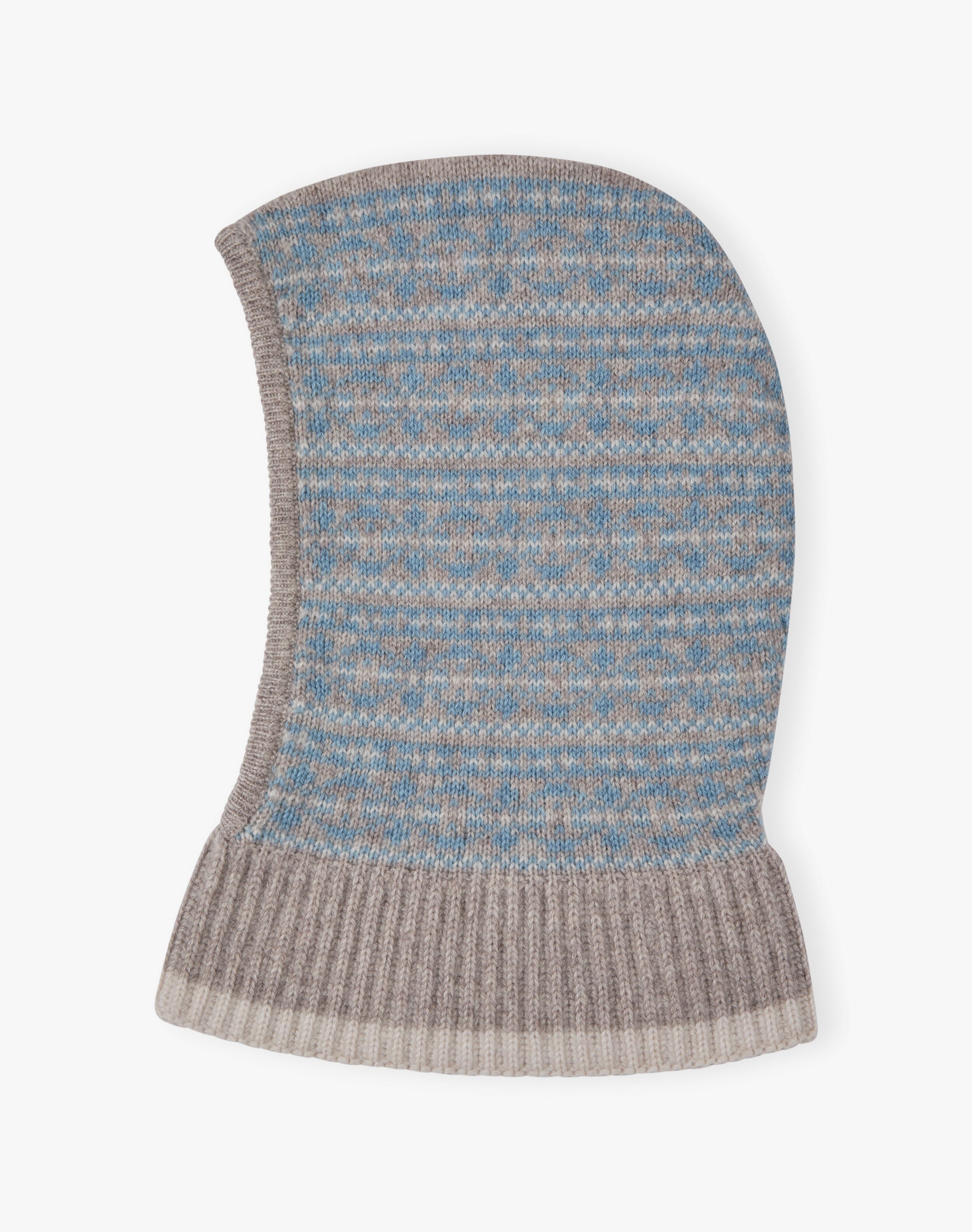 Cashmere Fair Isle Balaclava
