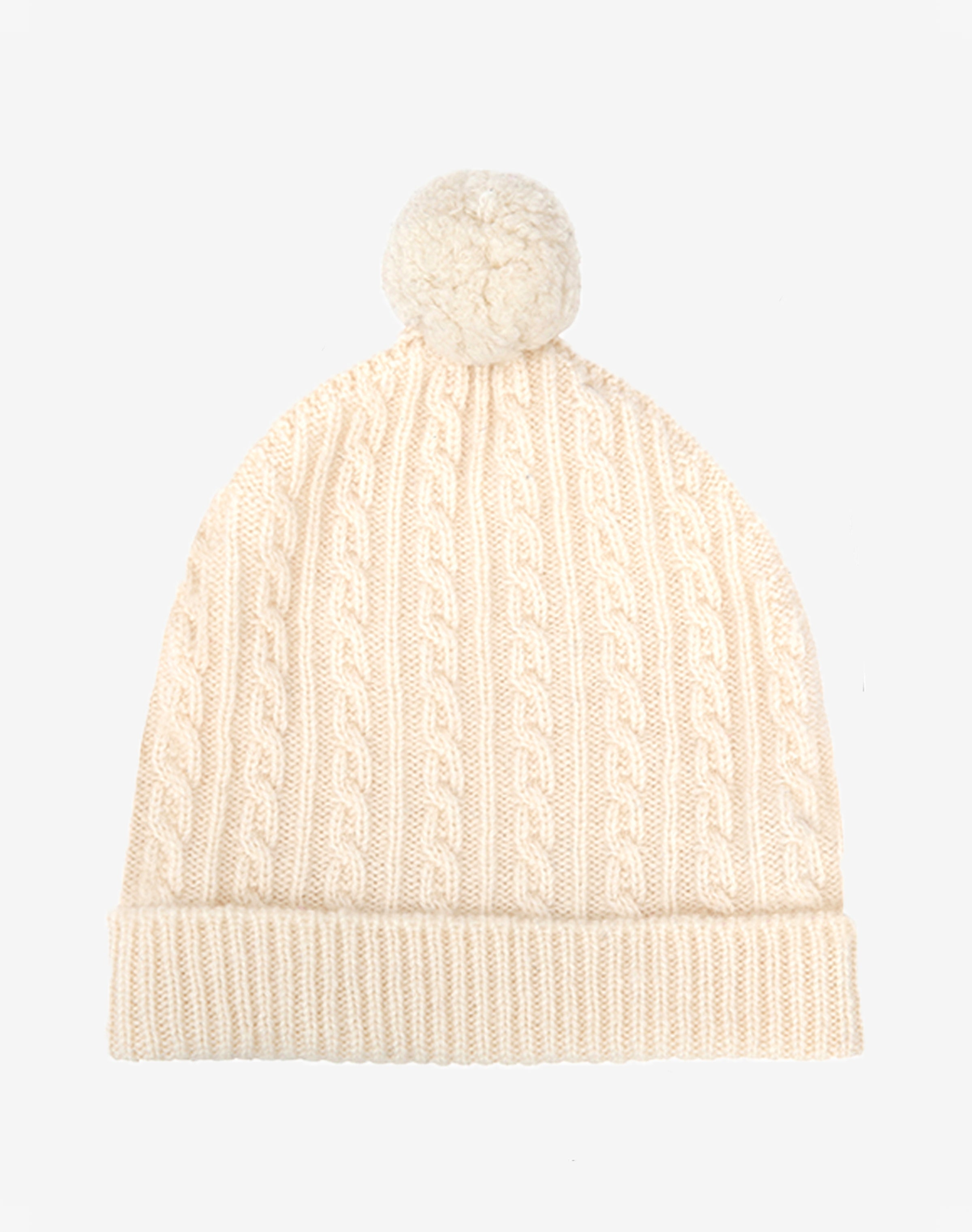 Cashmere Pom Pom Hat