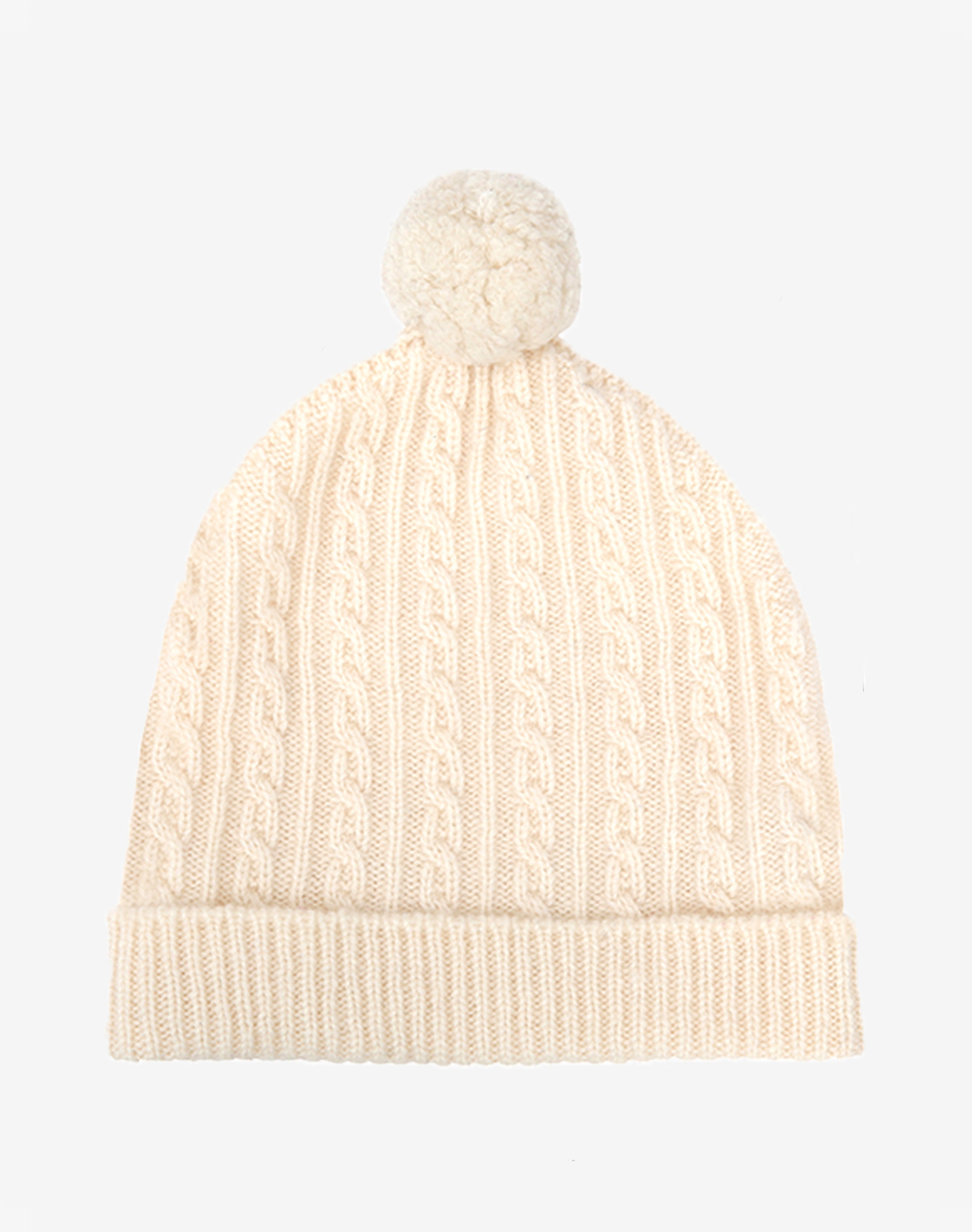 Cashmere Pom Pom Hat