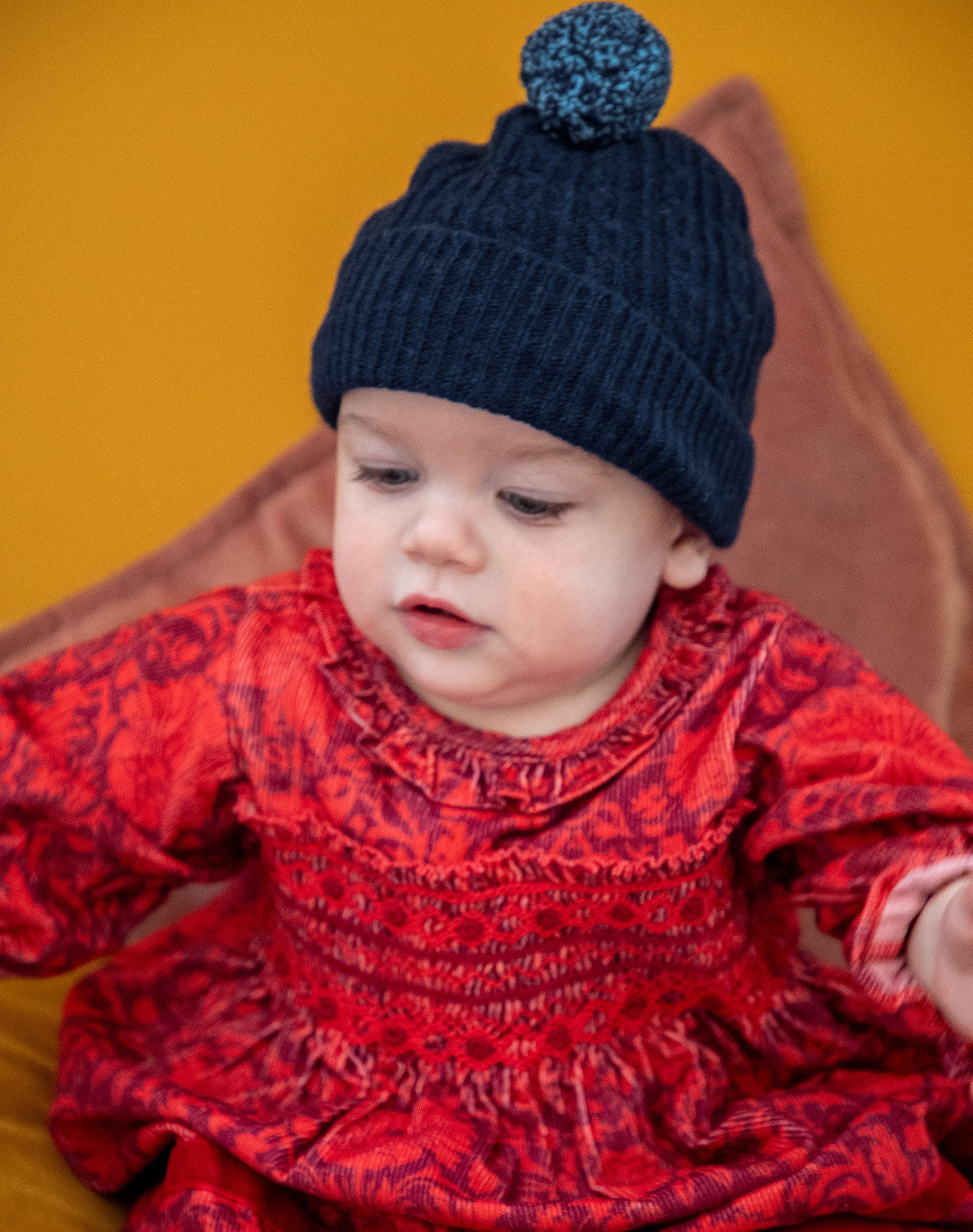 Cashmere Pom Pom Hat