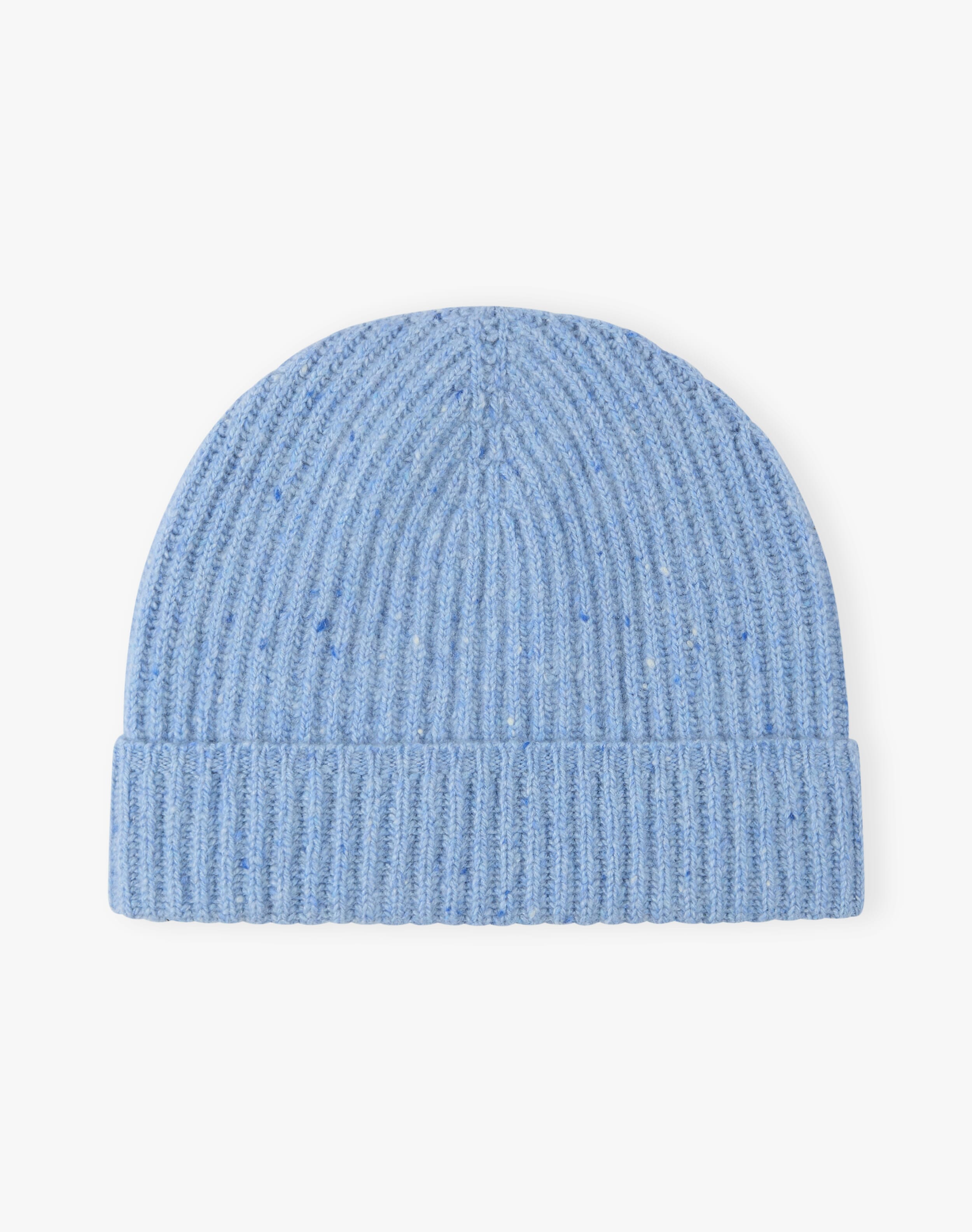 Cashmere Donegal Ribbed Hat