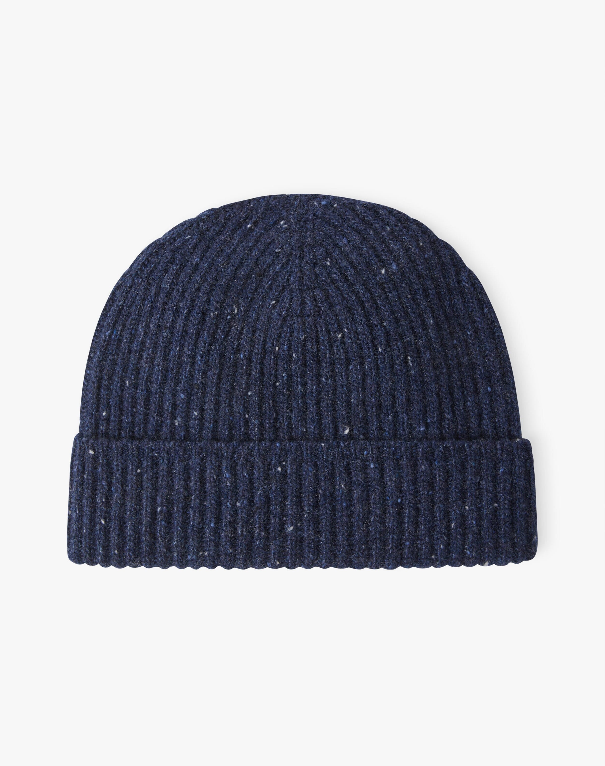Cashmere Donegal Ribbed Hat