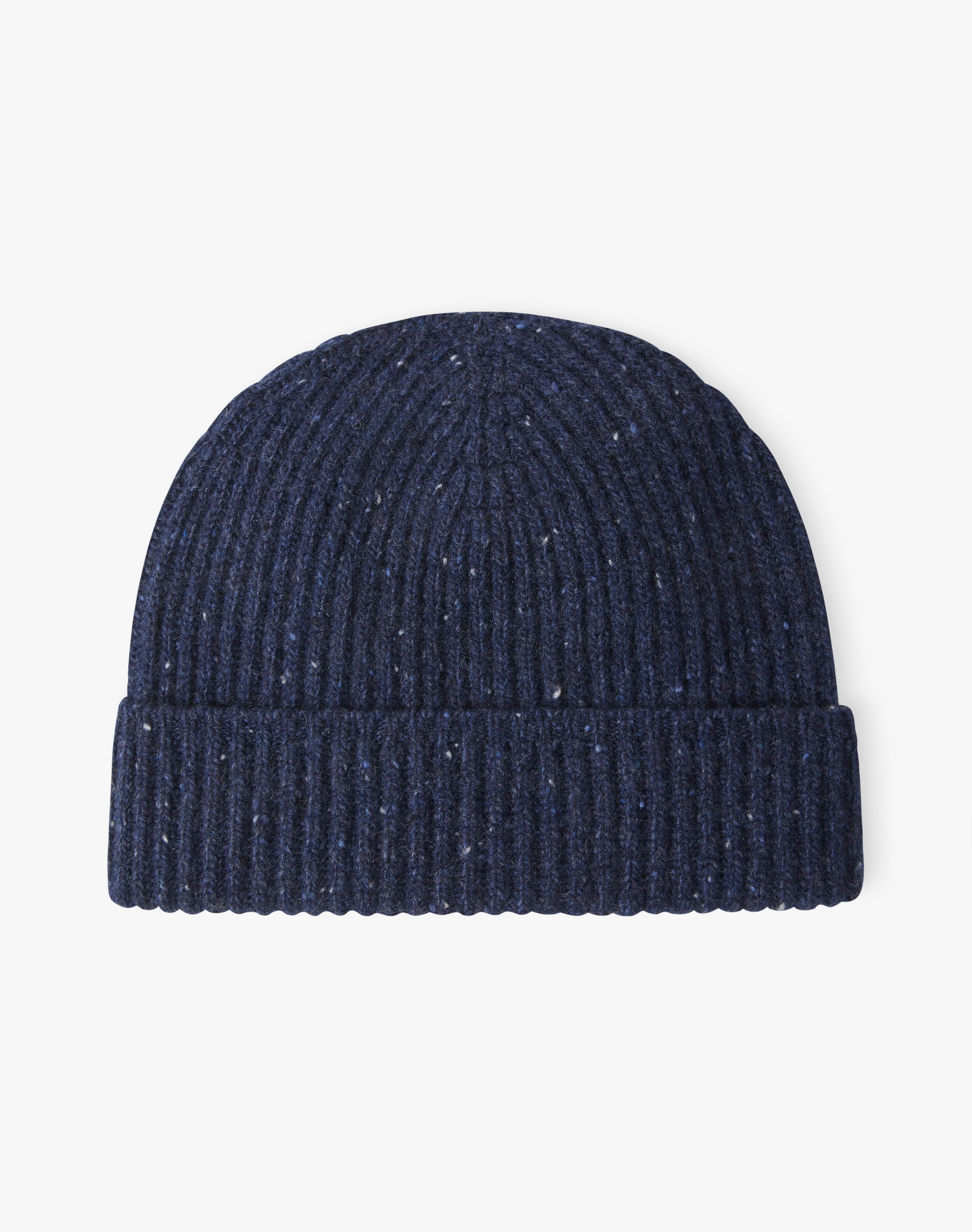 Cashmere Donegal Ribbed Hat