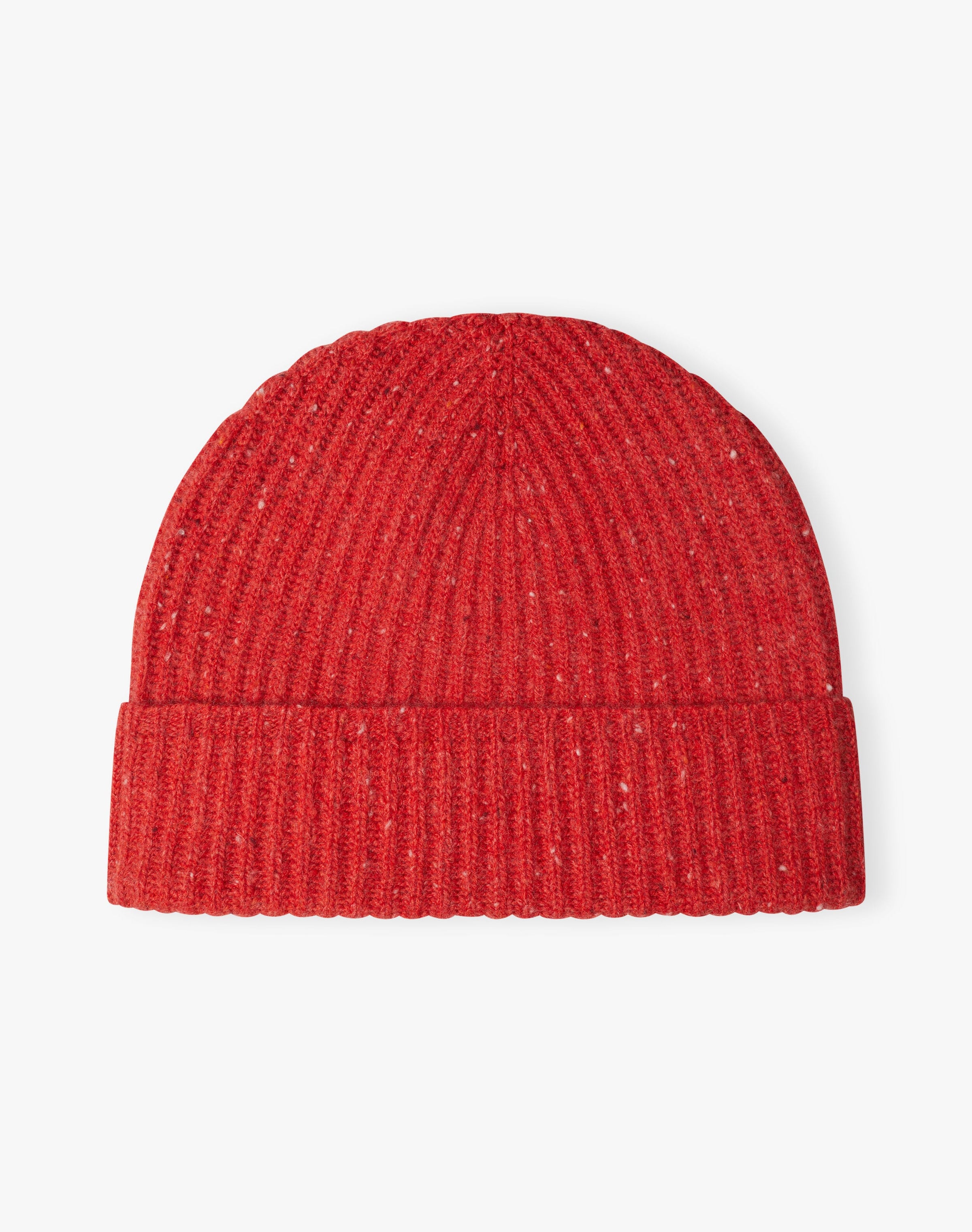Cashmere Donegal Ribbed Hat
