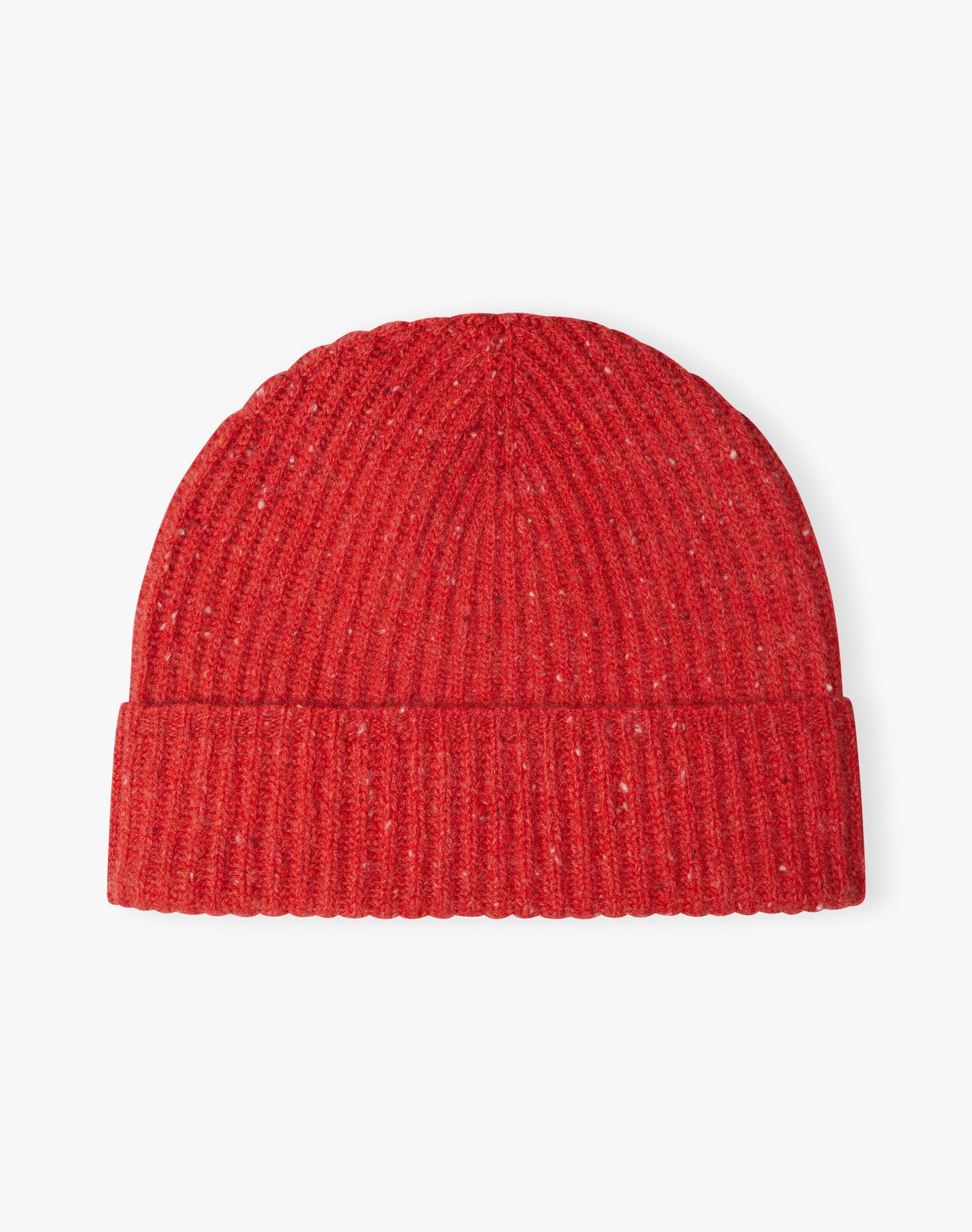 Cashmere Donegal Ribbed Hat