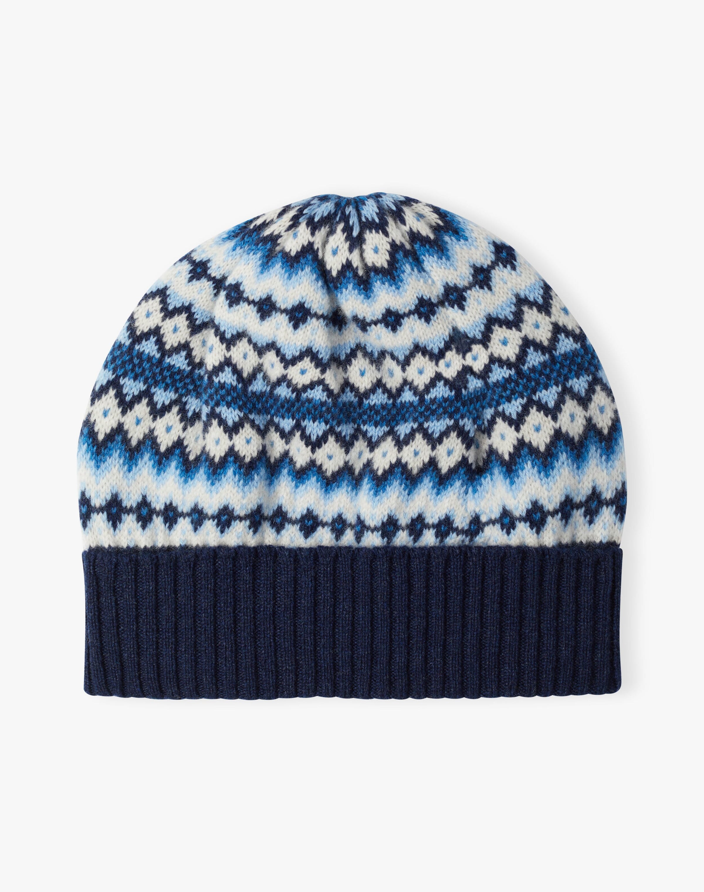 Cashmere Folk Fair Isle Beanie