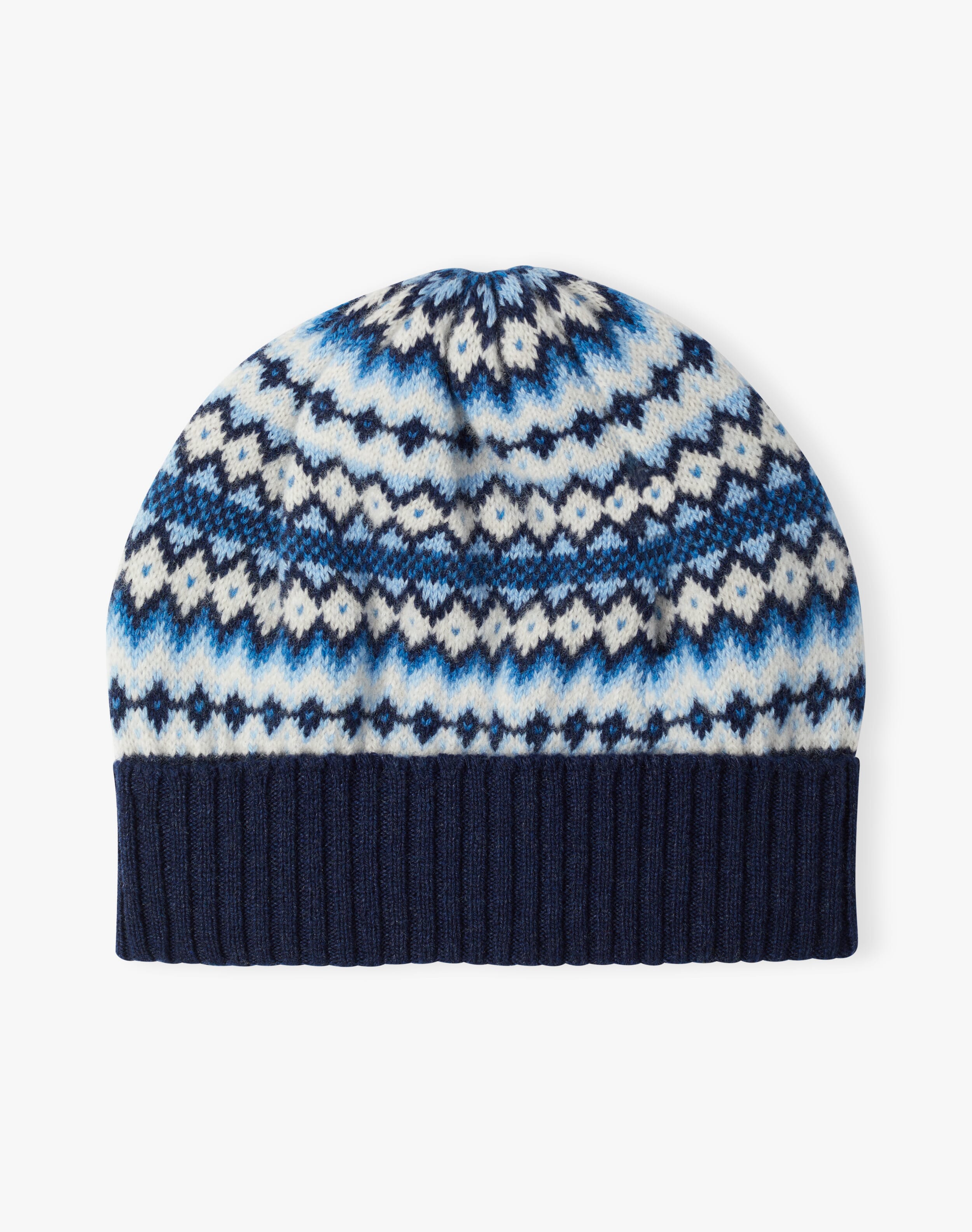 Cashmere Folk Fair Isle Beanie