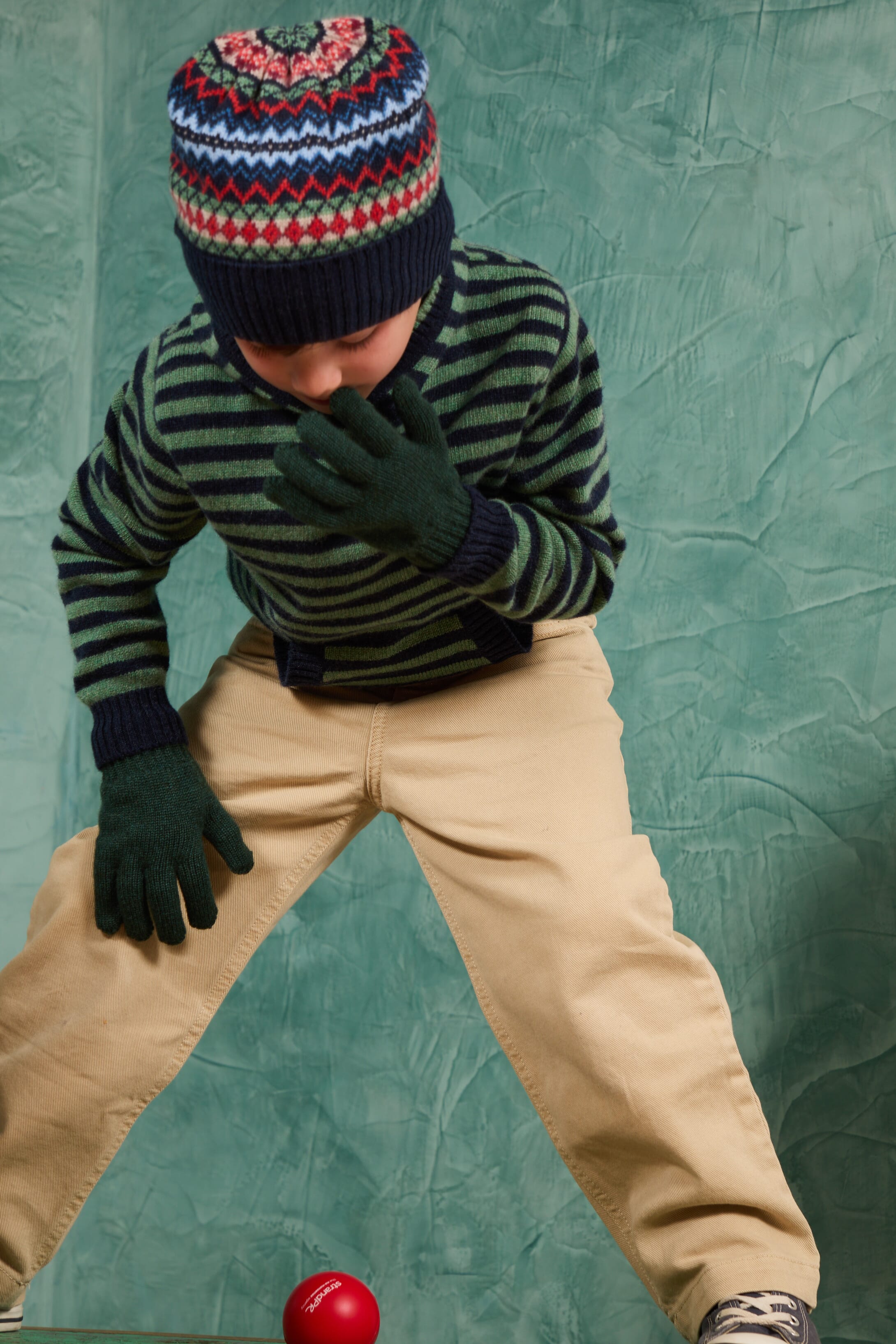 Cashmere Folk Beanie