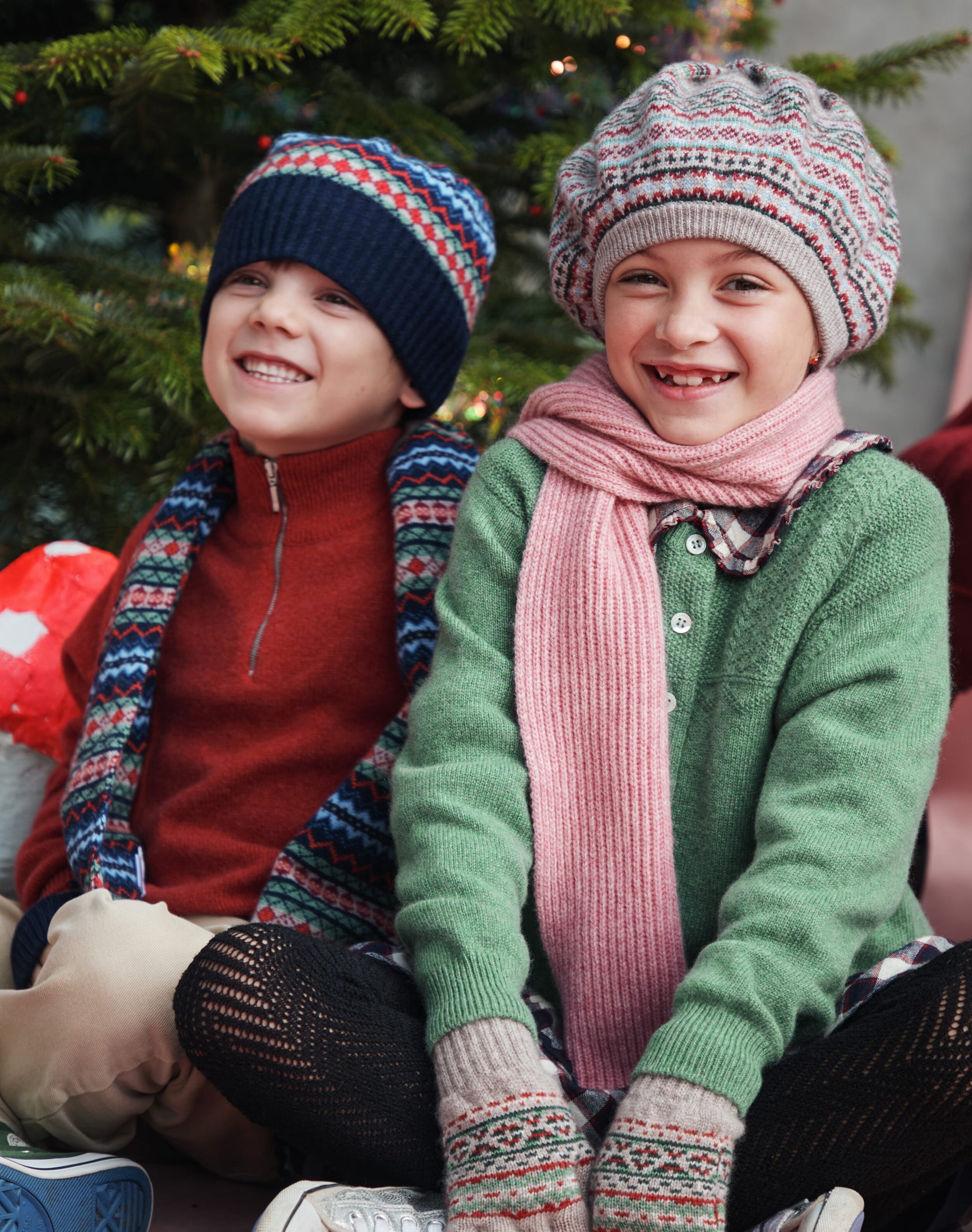 Cashmere Folk Beanie