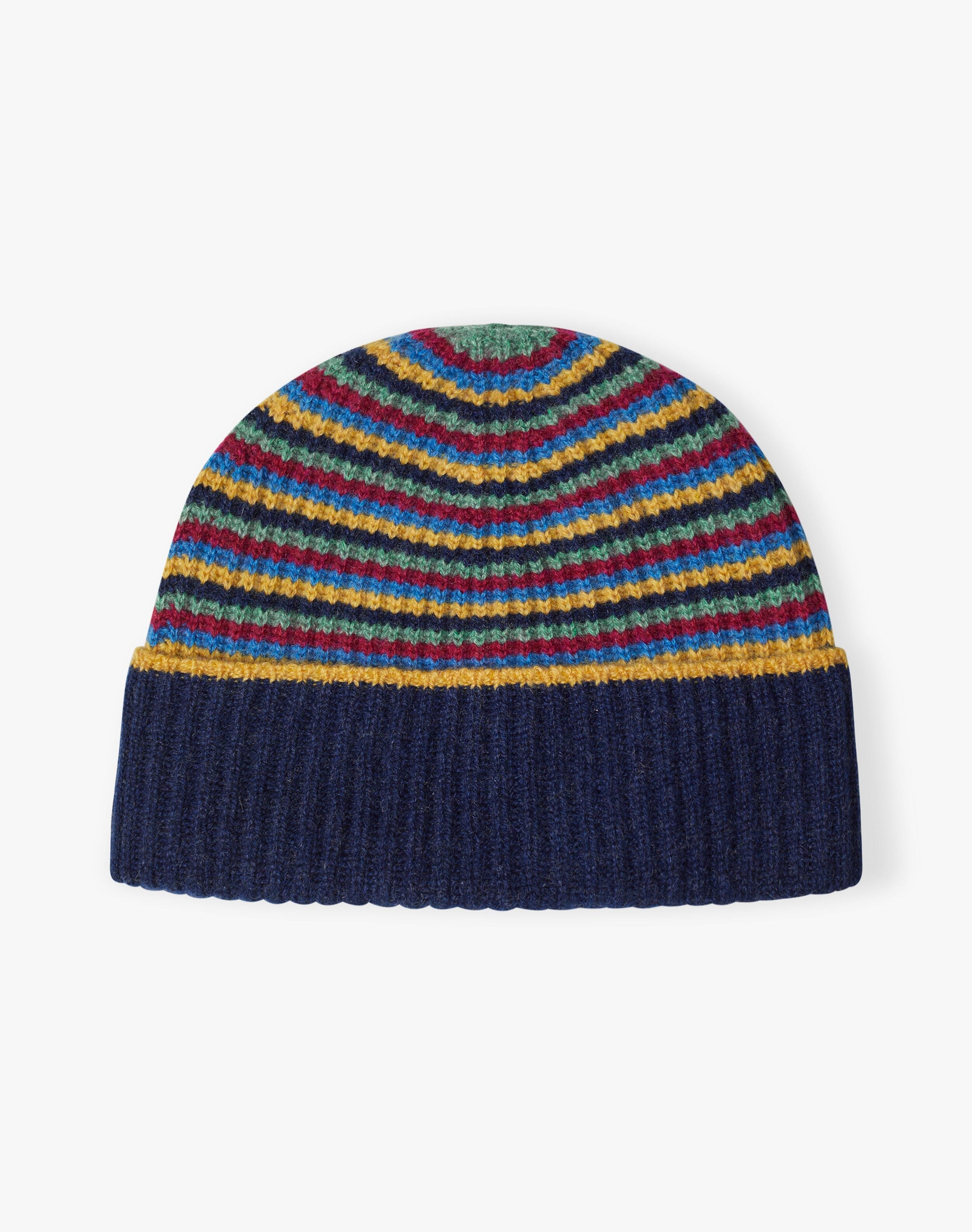 Cashmere Stripy Beanie