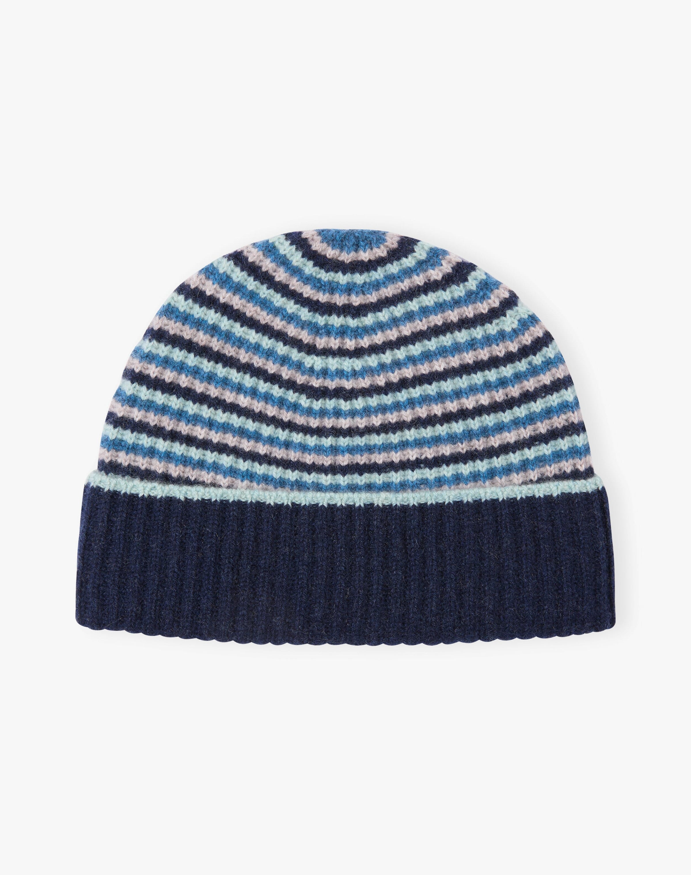 Cashmere Stripy Beanie