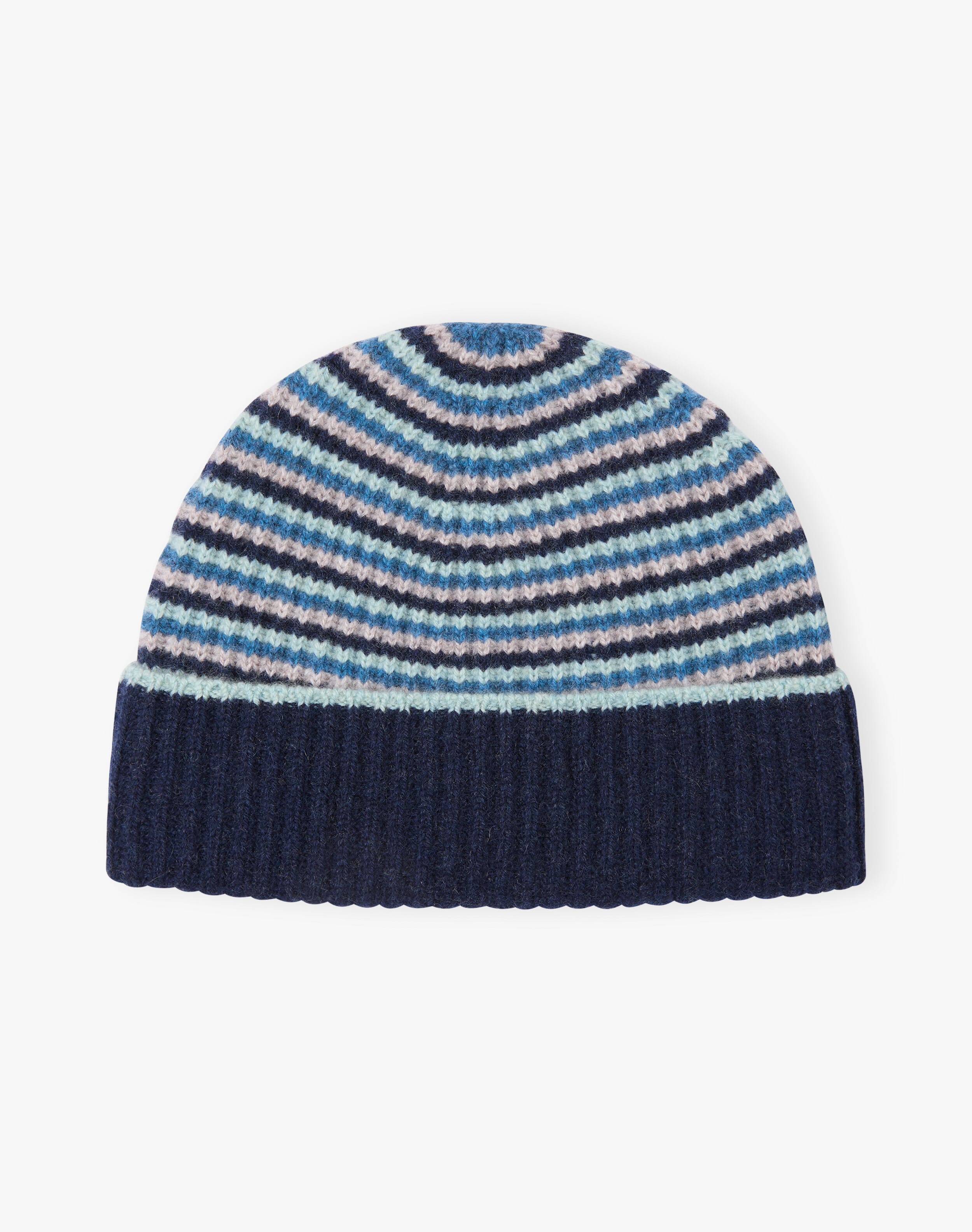Cashmere Stripy Beanie