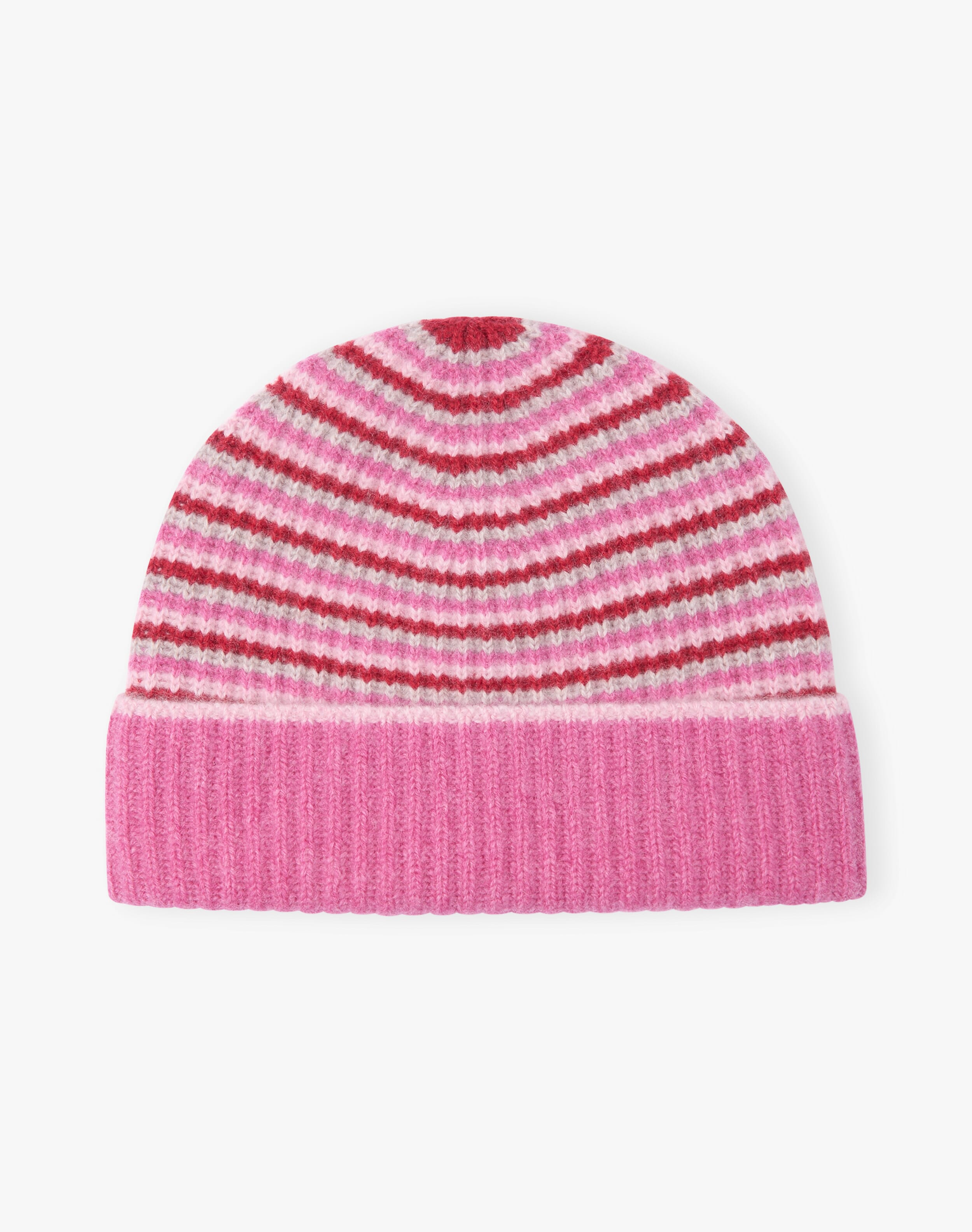 Cashmere Stripy Beanie