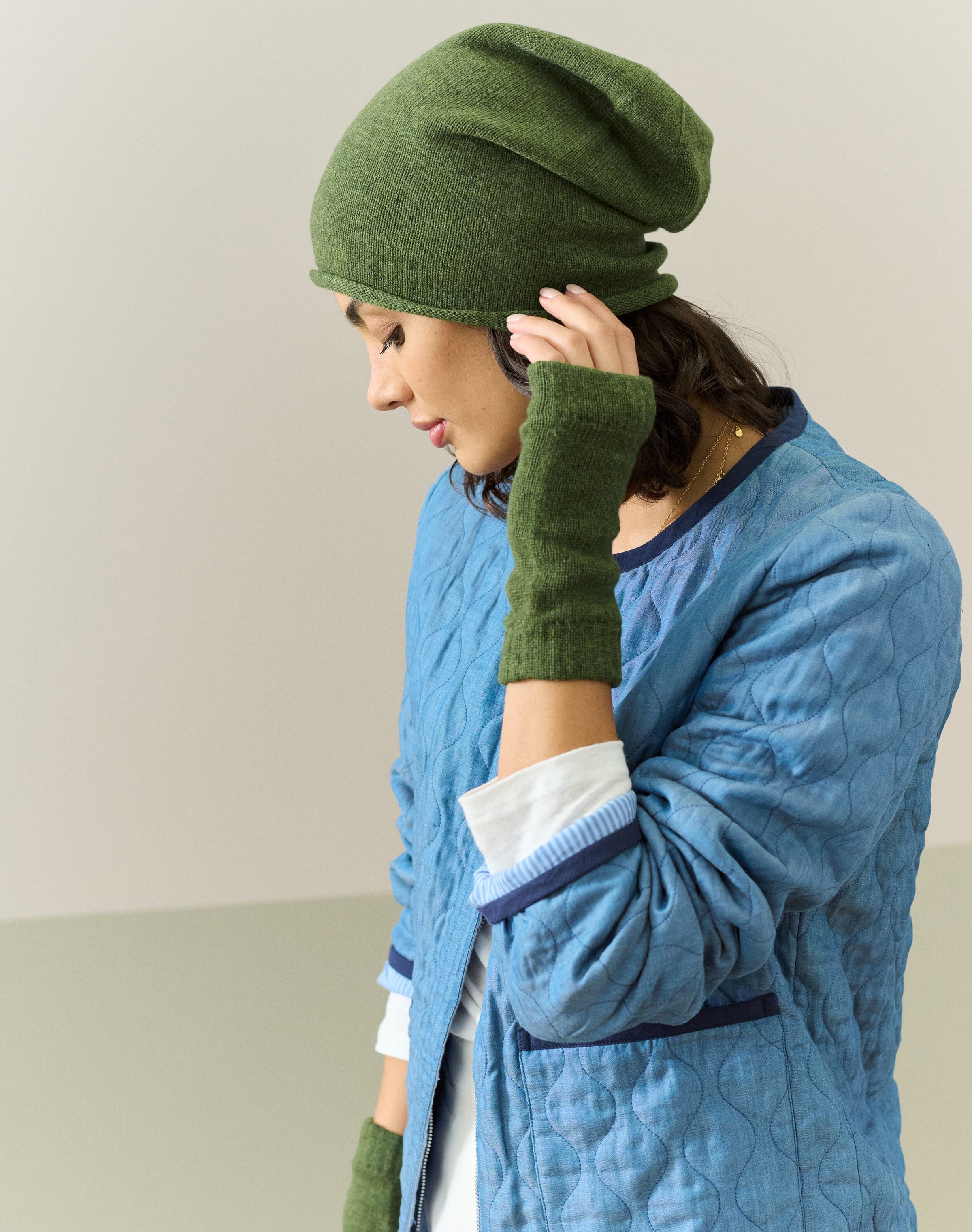 Cashmere Slouchy Hat