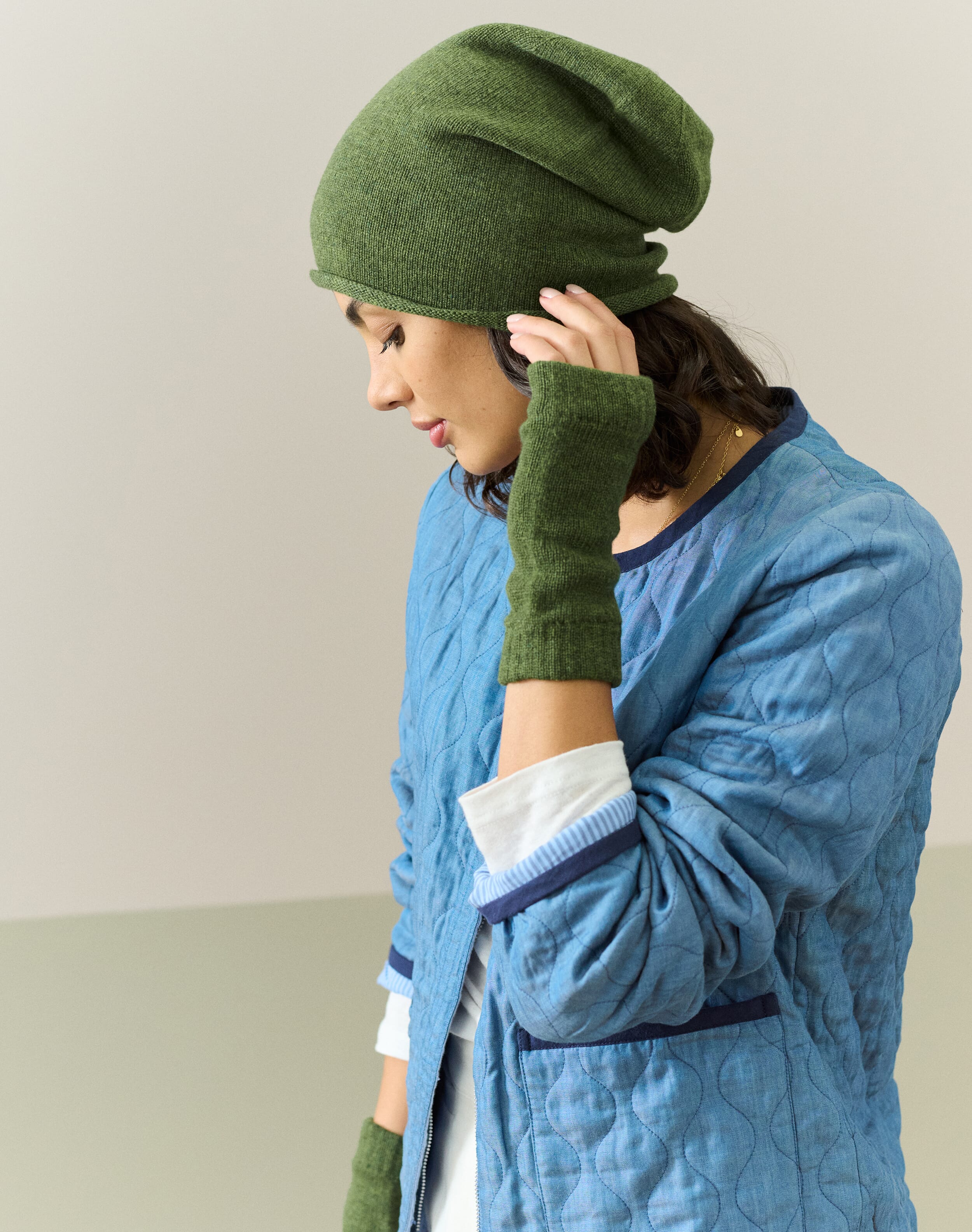 Cashmere Slouchy Hat