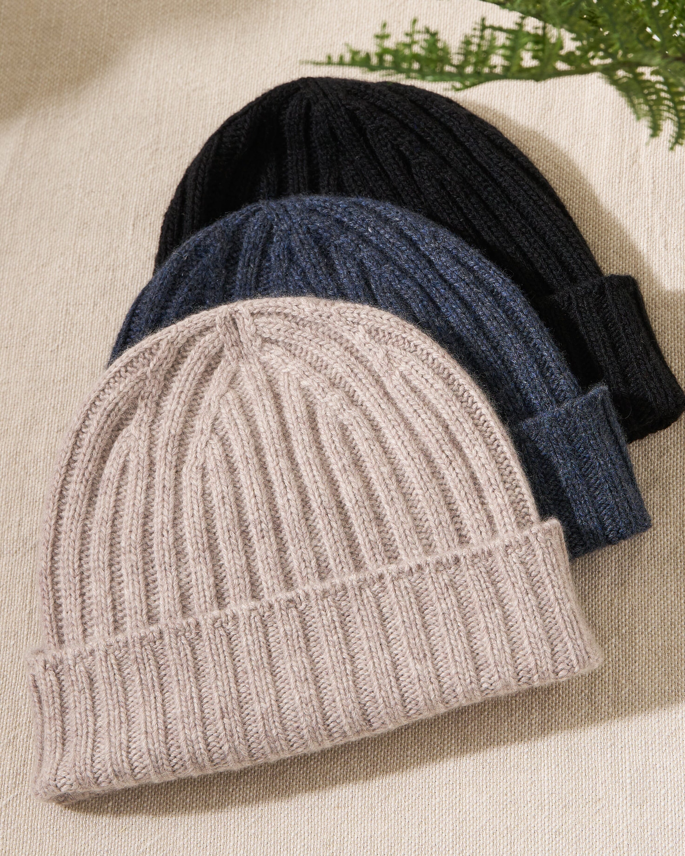 Cashmere Ribbed Hat