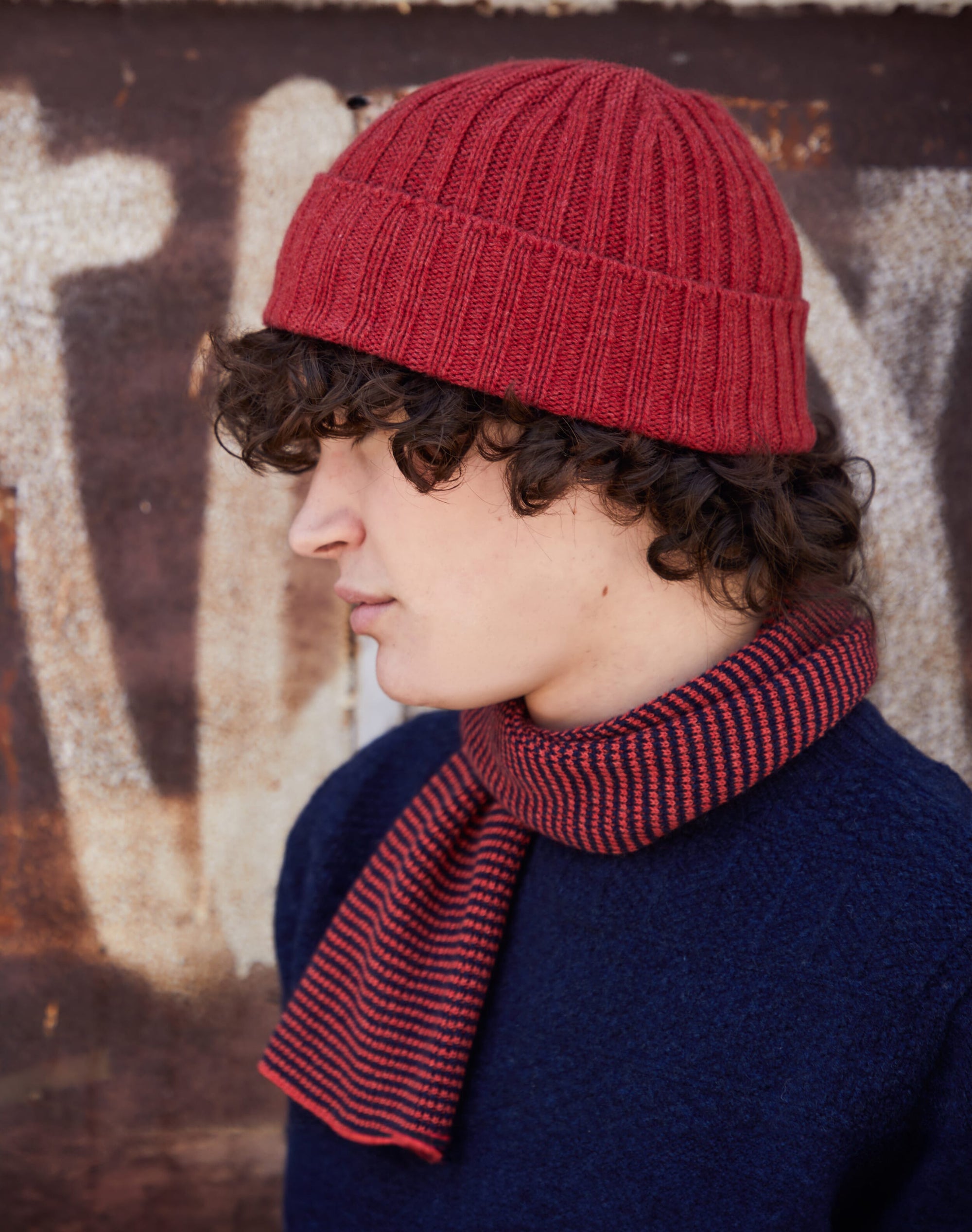 Cashmere Ribbed Hat