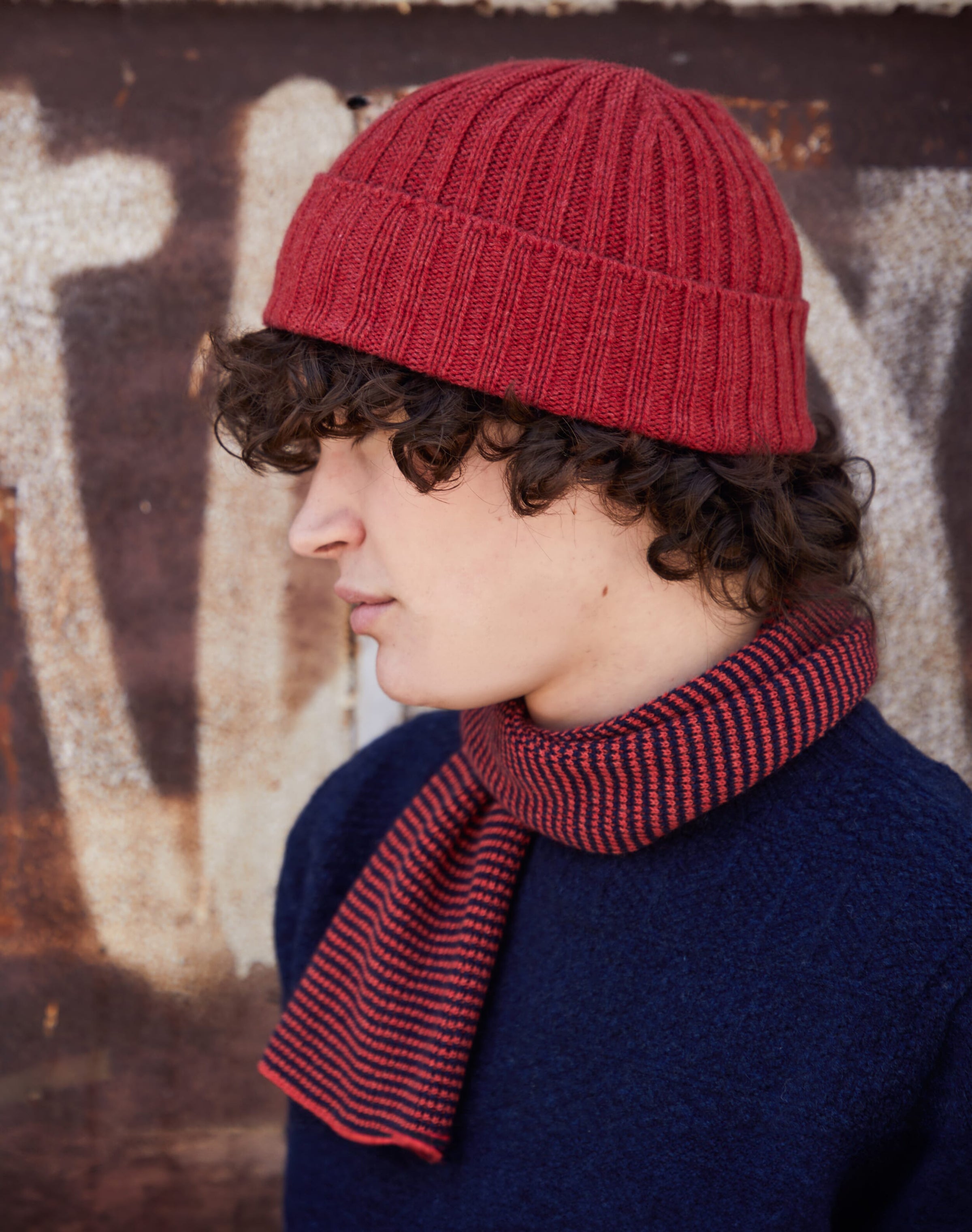 Cashmere Ribbed Hat