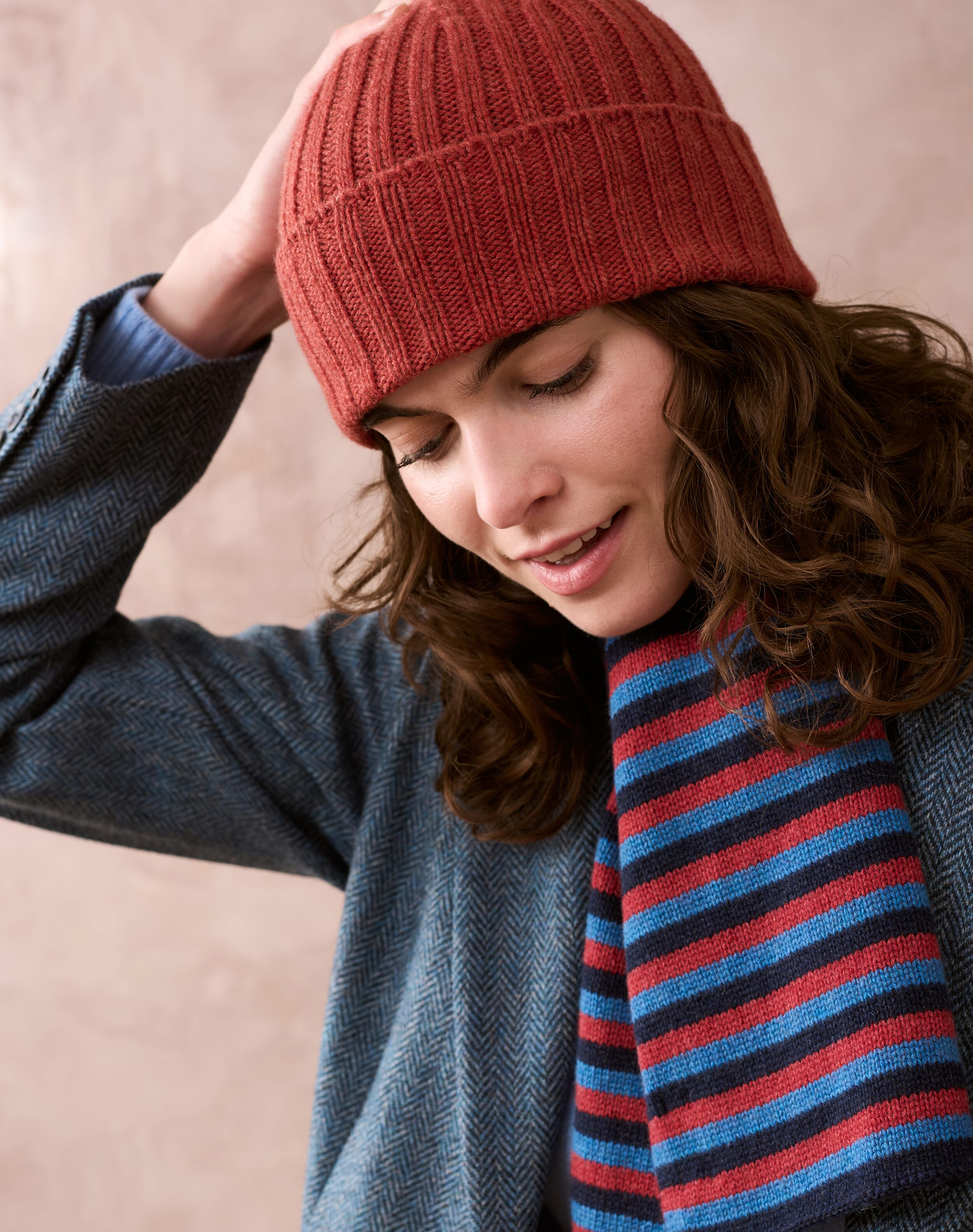 Cashmere Ribbed Hat