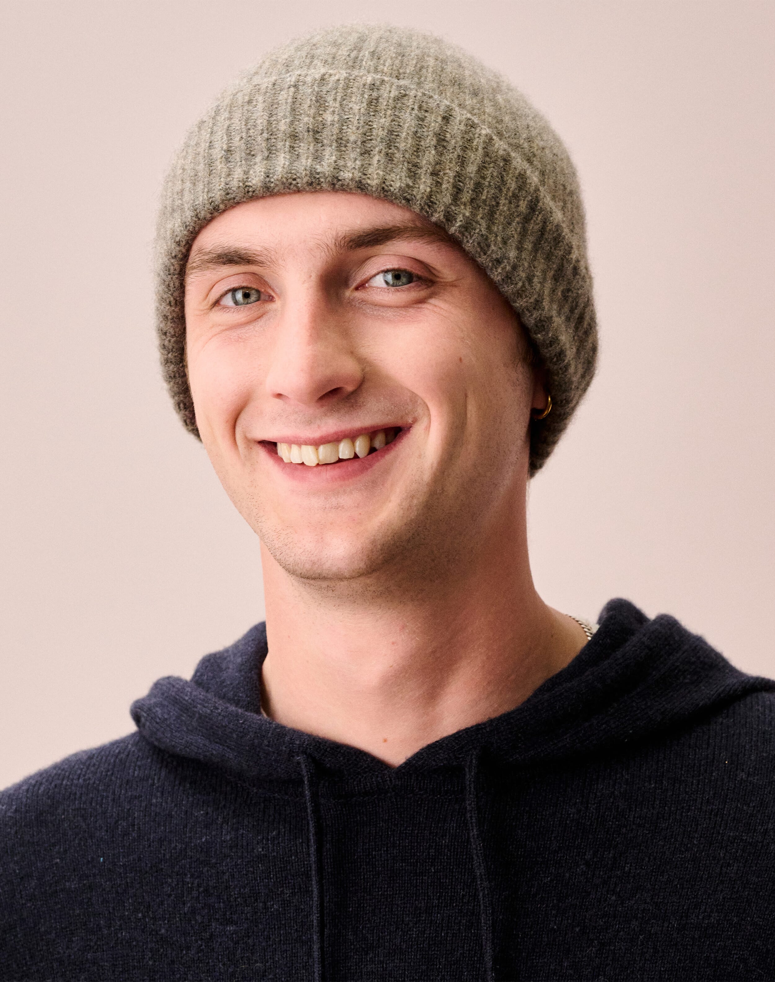 Cashmere Ribbed Hat