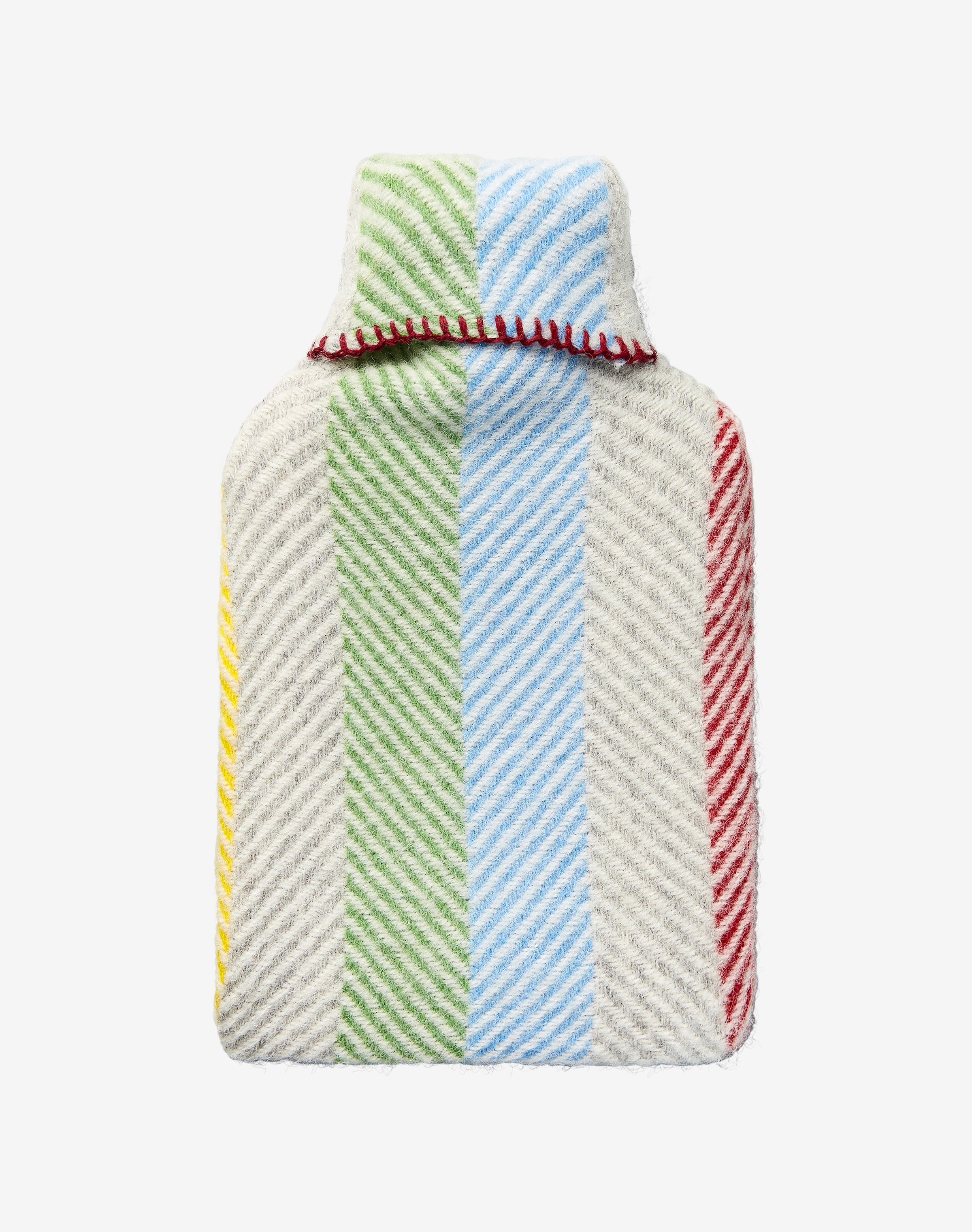 Wool Stripe Hot Water Bottle Cover