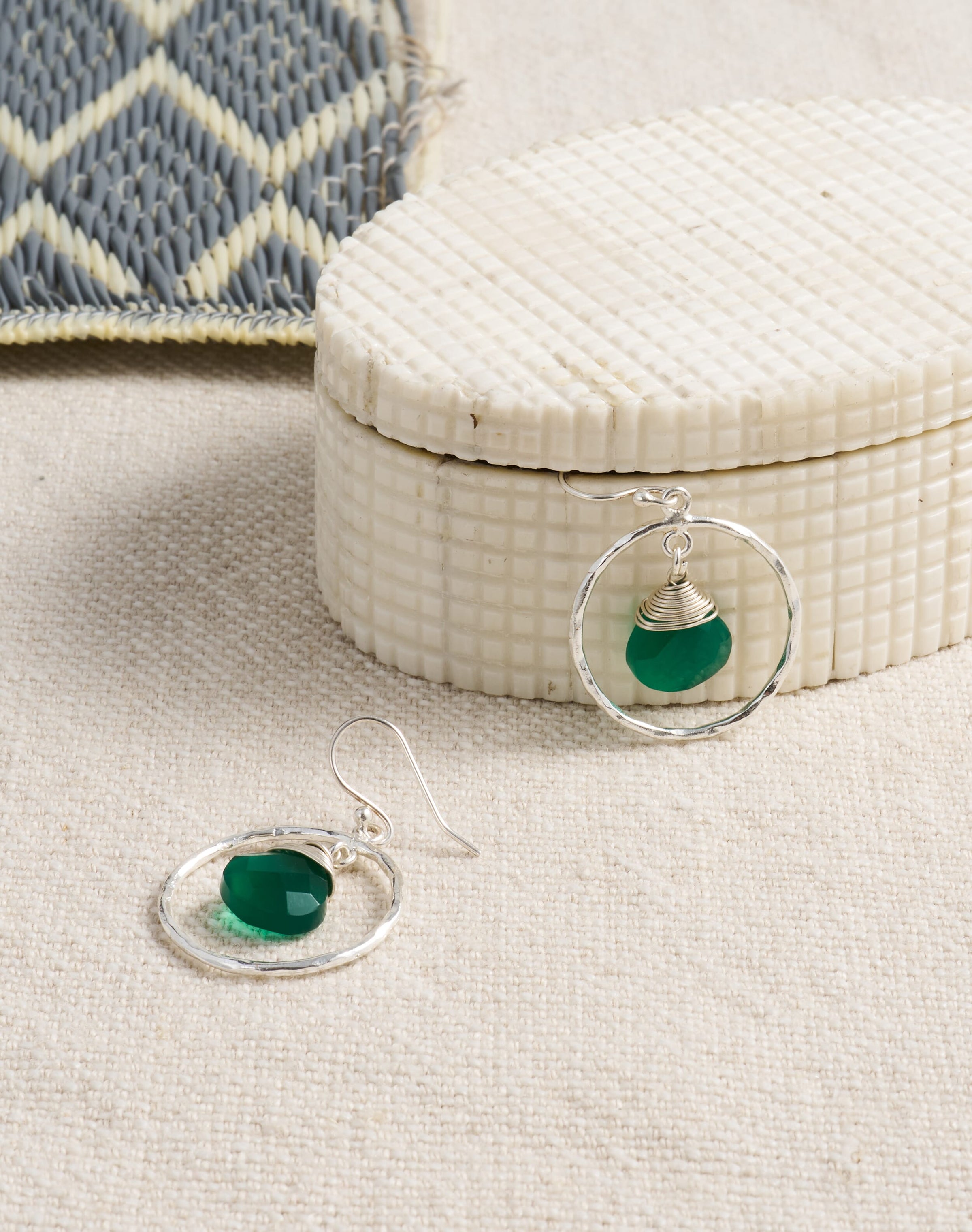 Pendant & Hoop Earrings