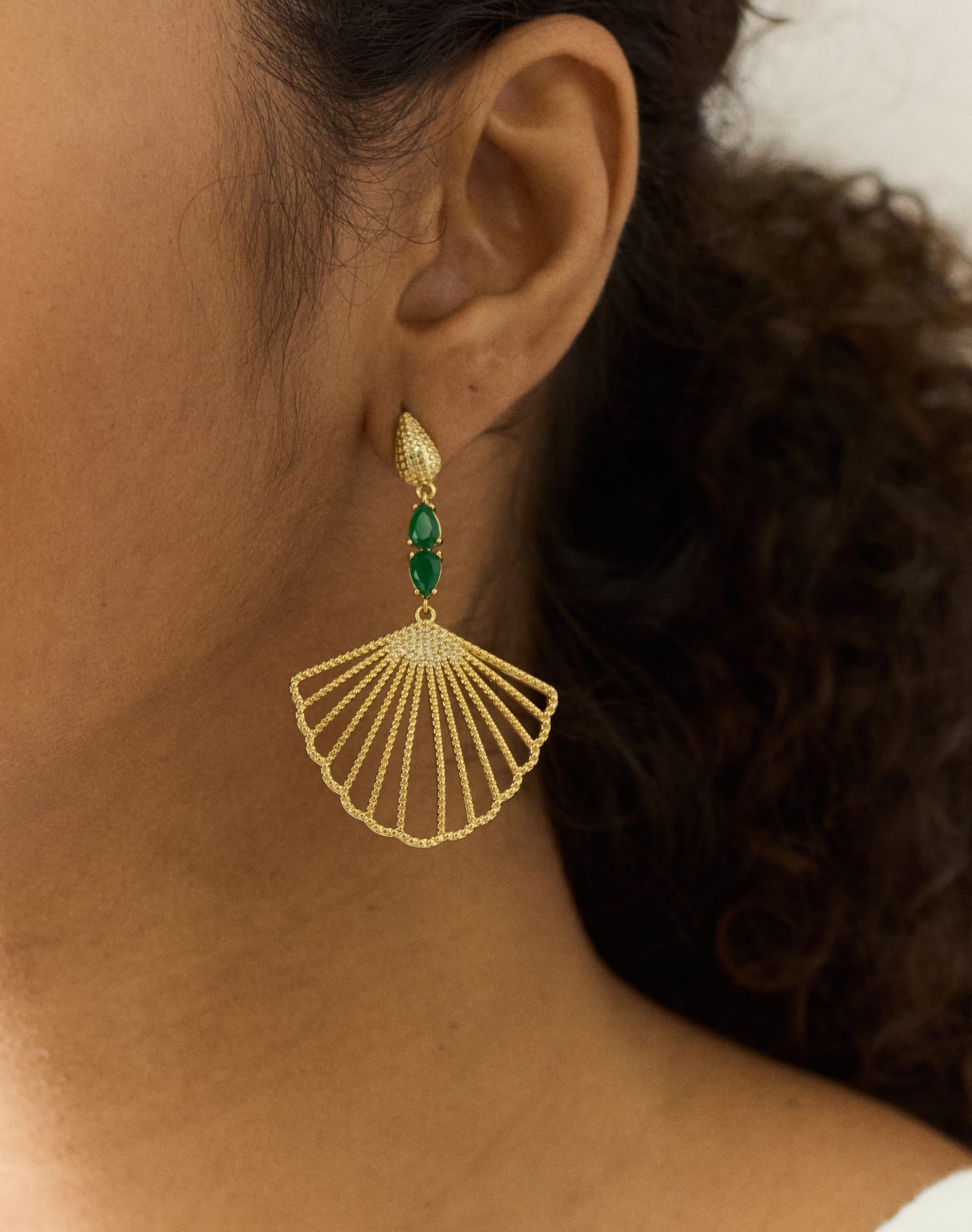 Shell Drop Earrings