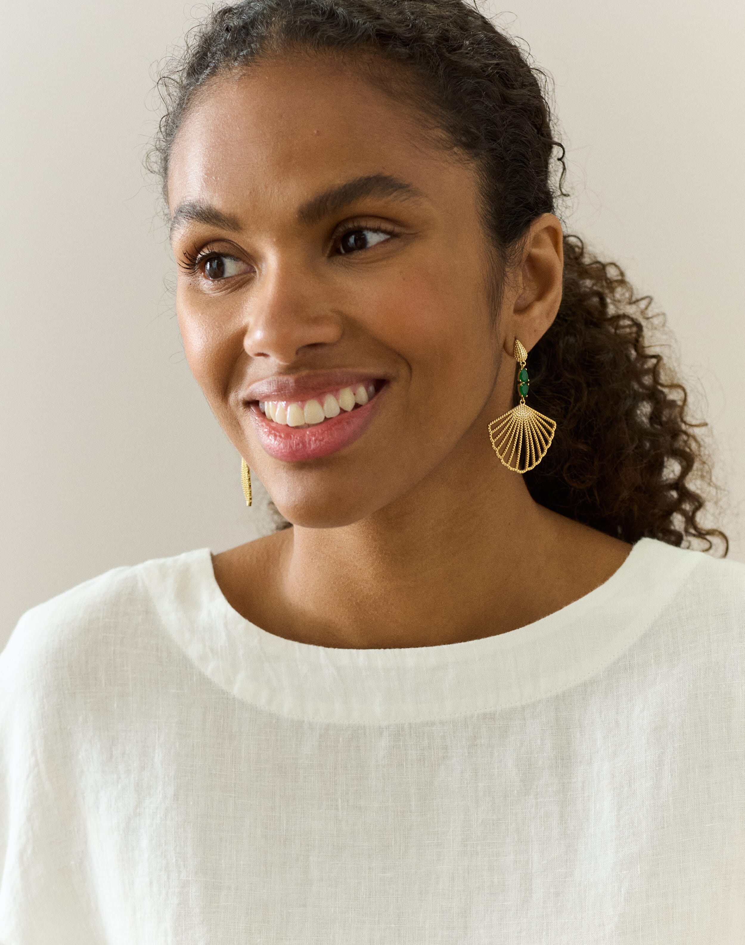 Shell Drop Earrings