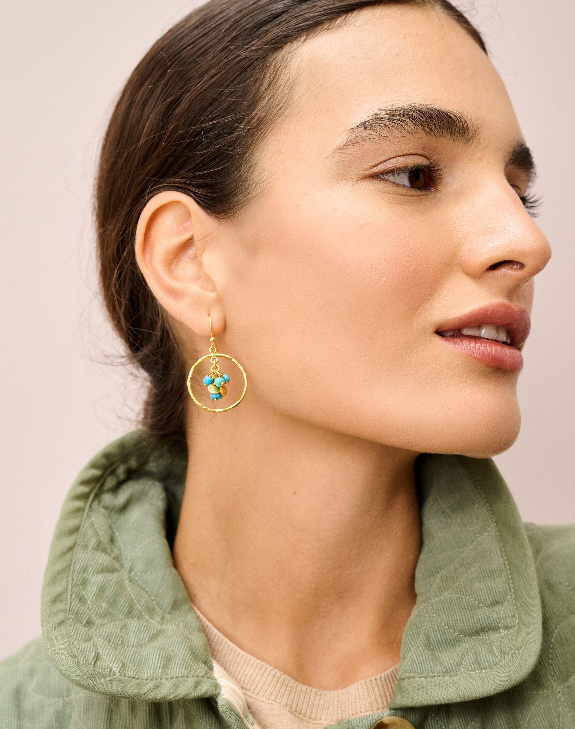 Hoops & Cluster Pendant Earrings